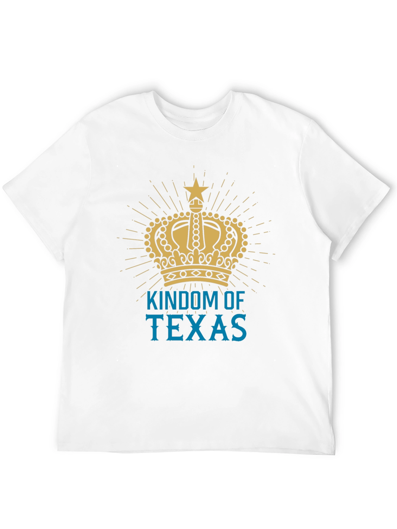 Kingdom of Texas Graphic Tee - Mens Black T-Shirt