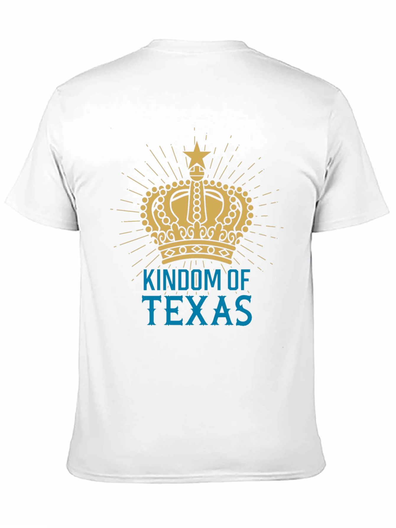 Kingdom of Texas Graphic Tee - Mens Black T-Shirt