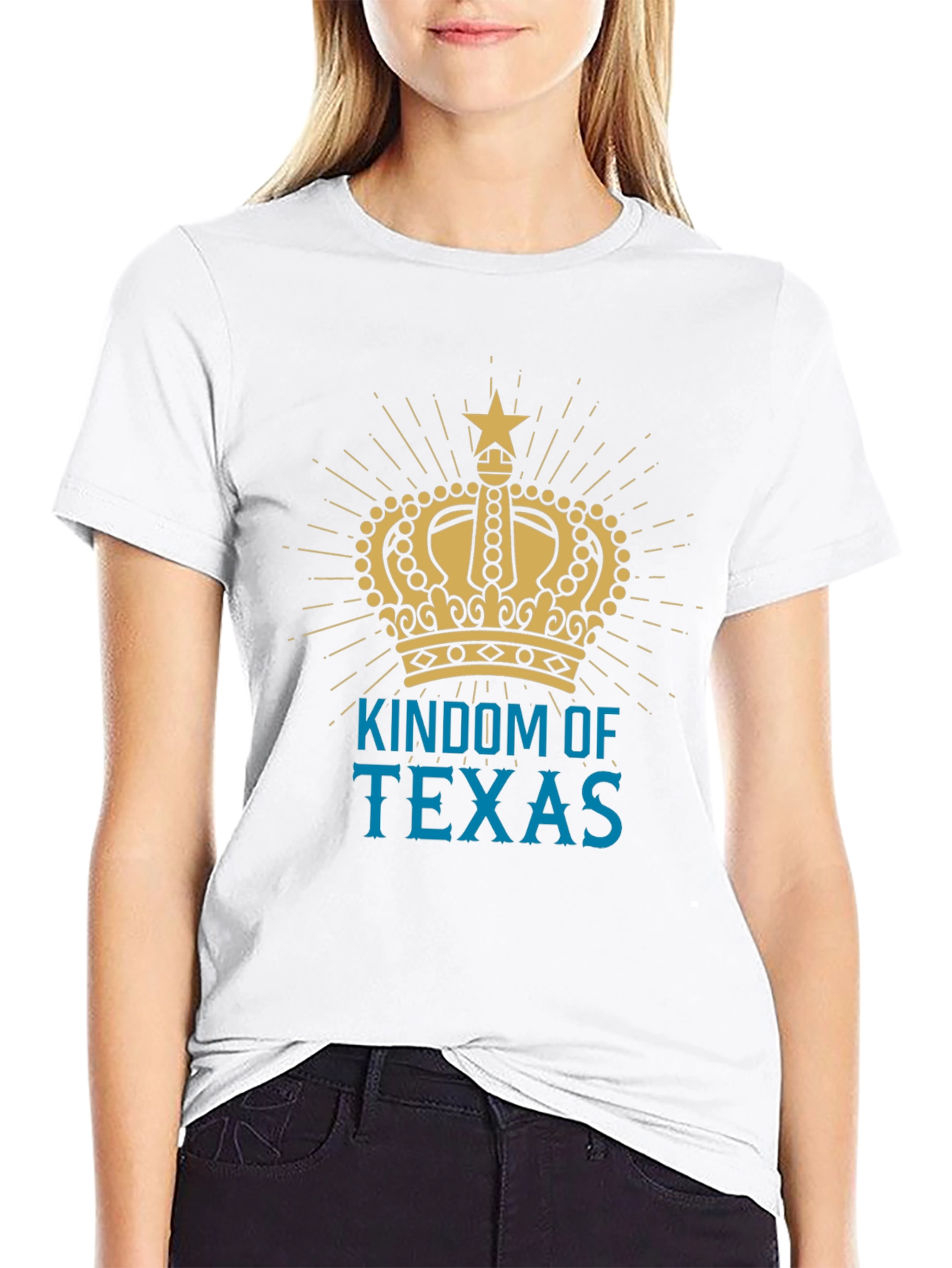 Kingdom of Texas Graphic Tee - Mens Black T-Shirt