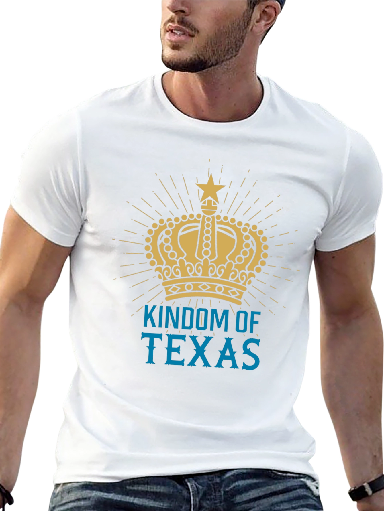 Kingdom of Texas Graphic Tee - Mens Black T-Shirt