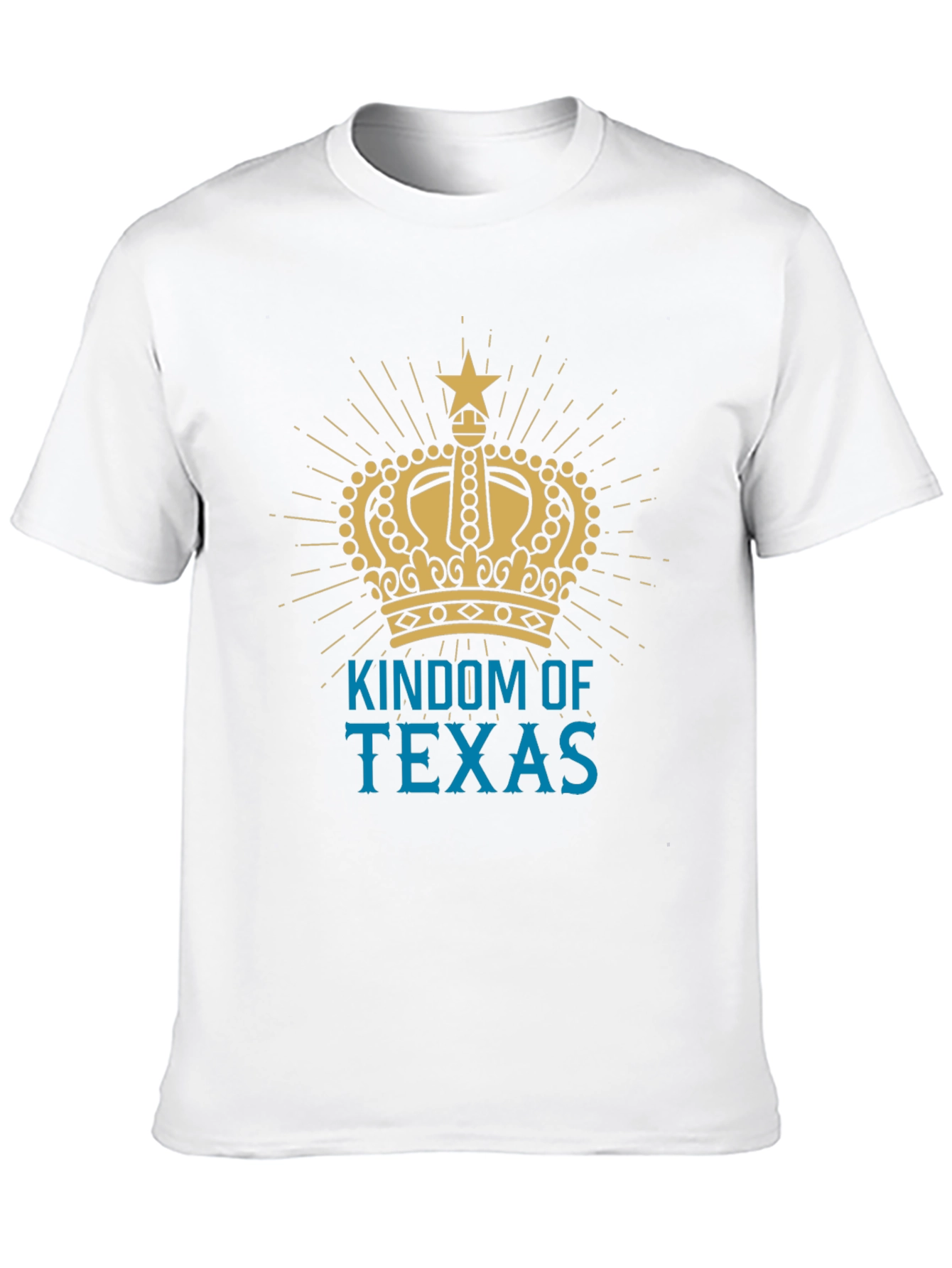 Kingdom of Texas Graphic Tee - Mens Black T-Shirt