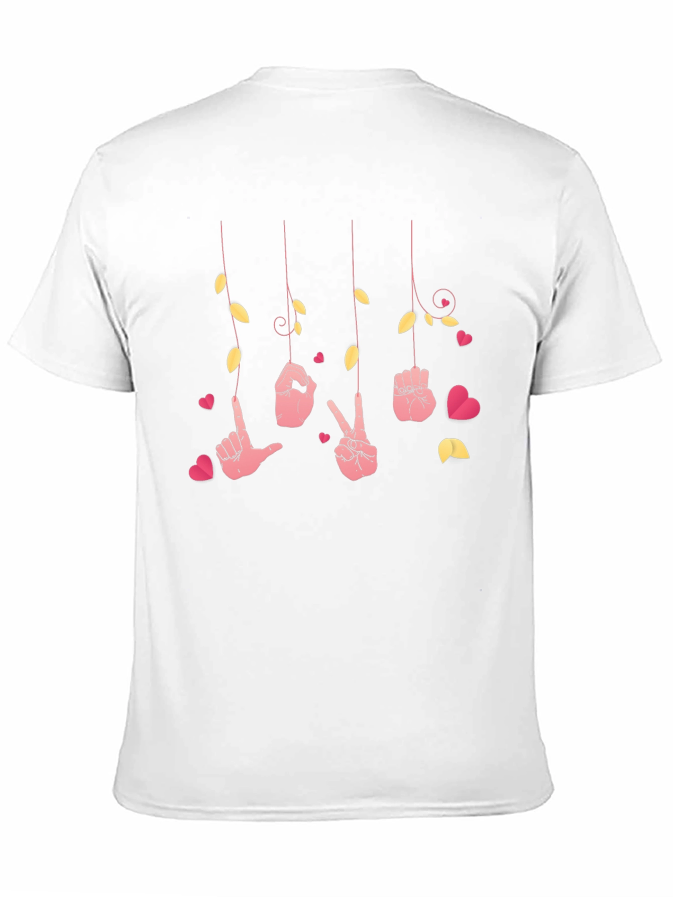 Love Sign Language T-Shirt - Heart Design