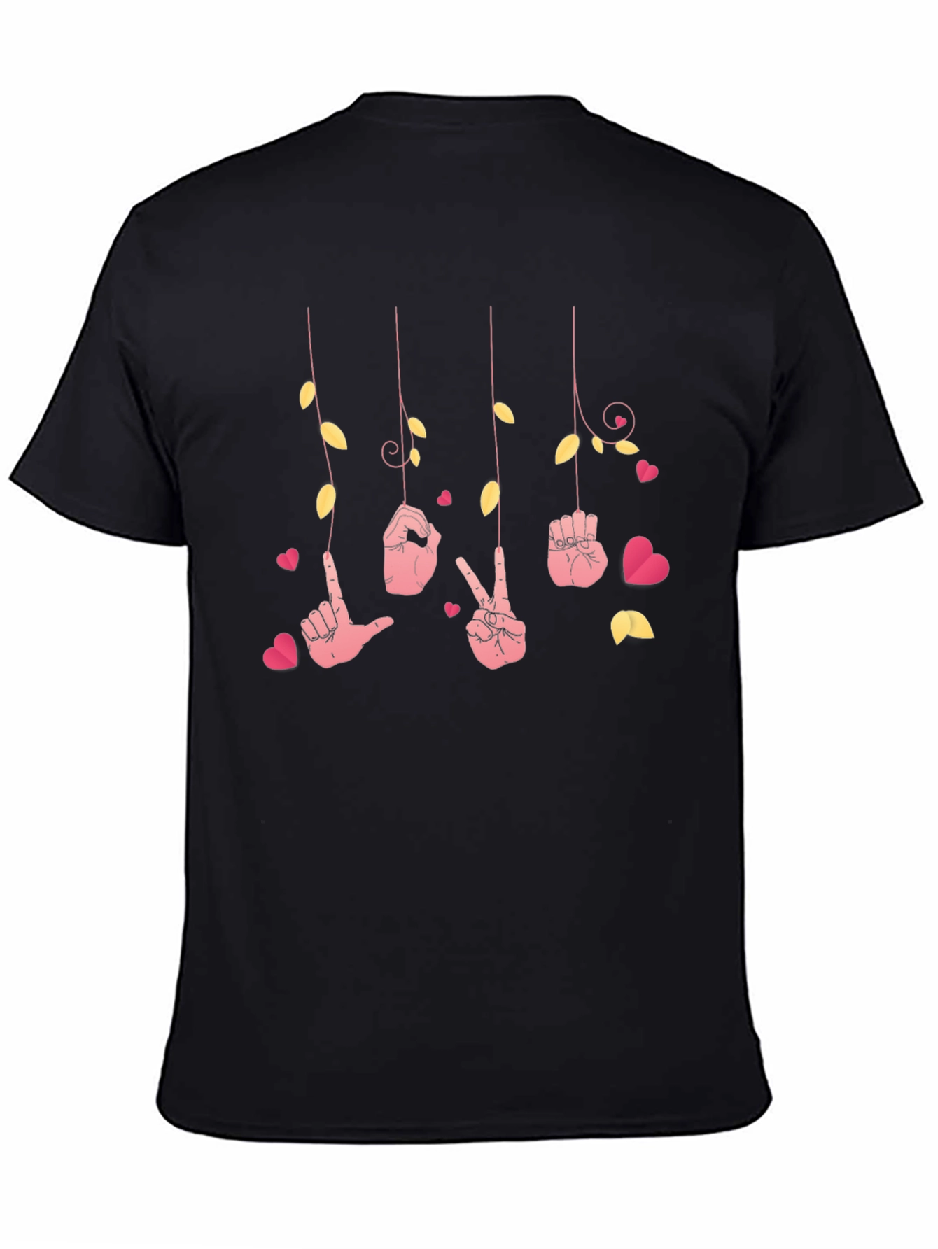 Love Sign Language T-Shirt - Heart Design