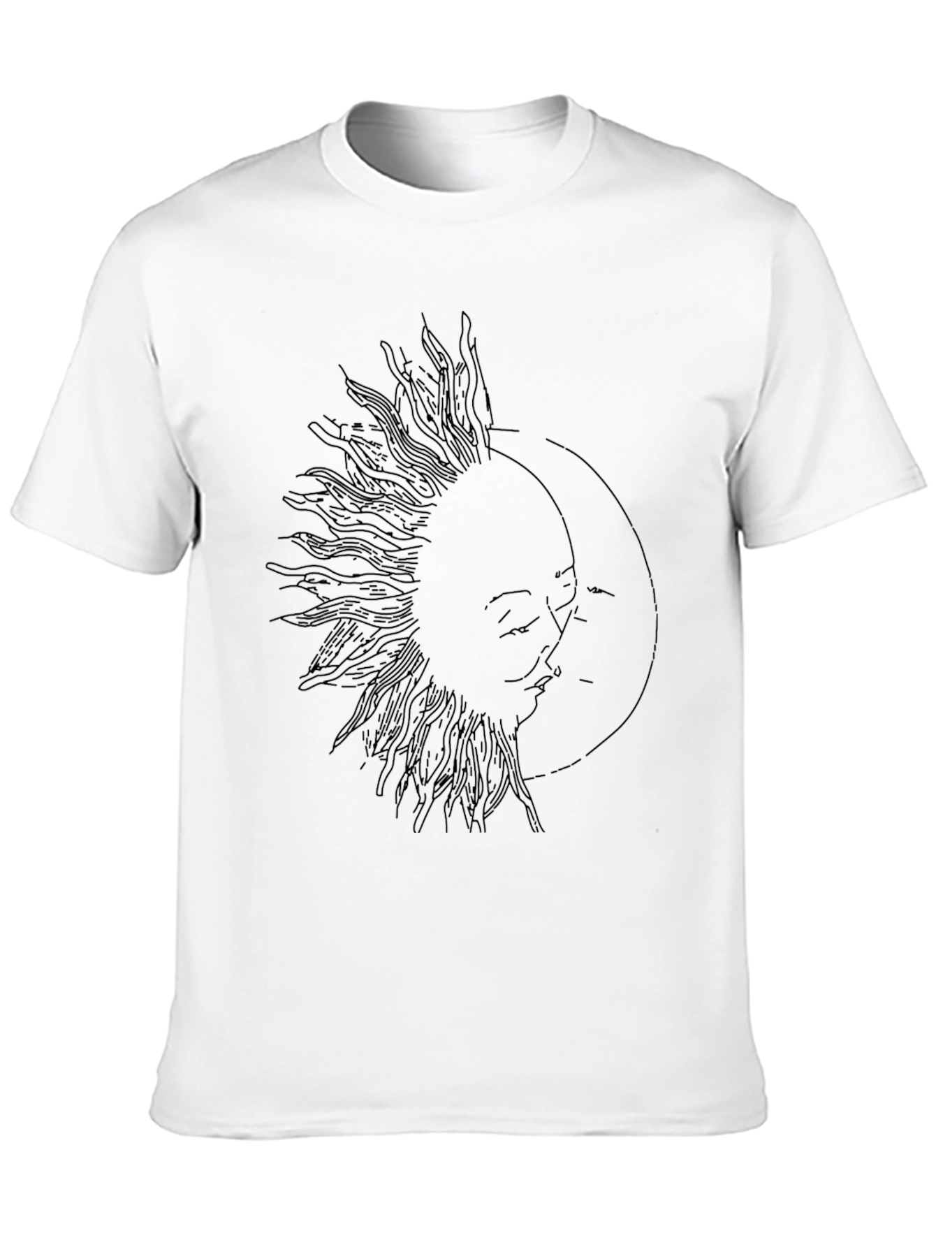 Sun and Moon Graphic T-Shirt