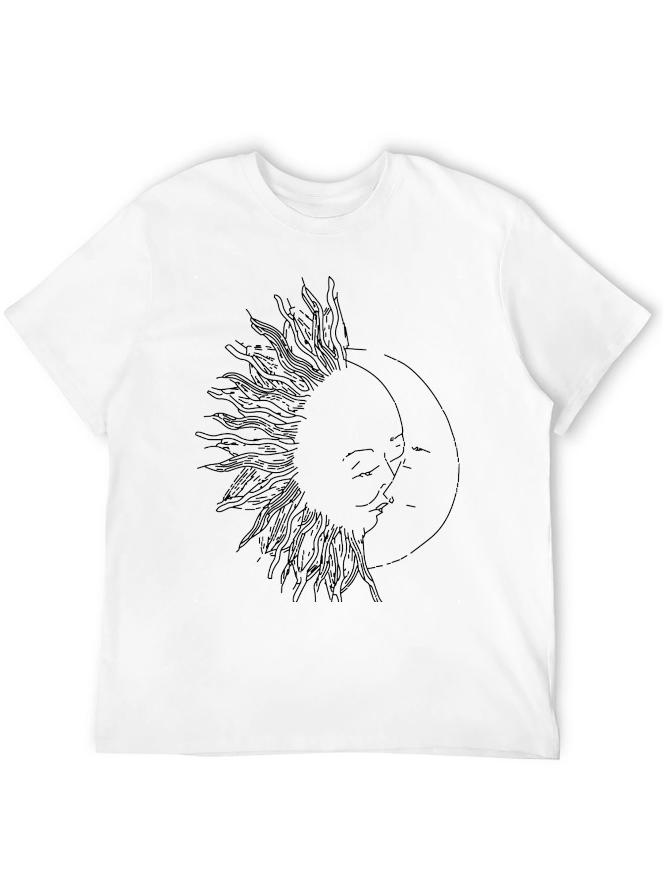 Sun and Moon Graphic T-Shirt