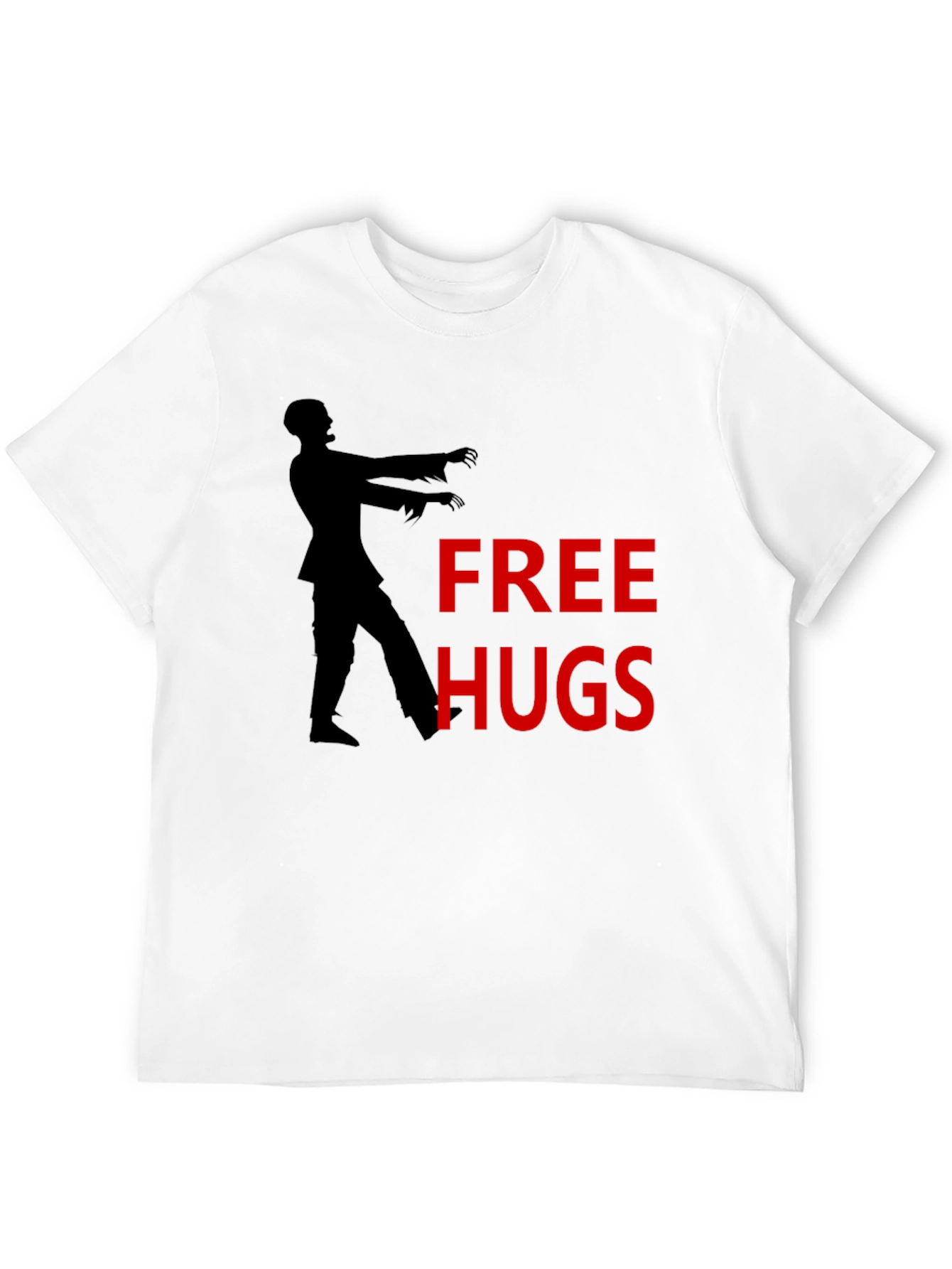 Free Hugs Zombie Graphic T-Shirt