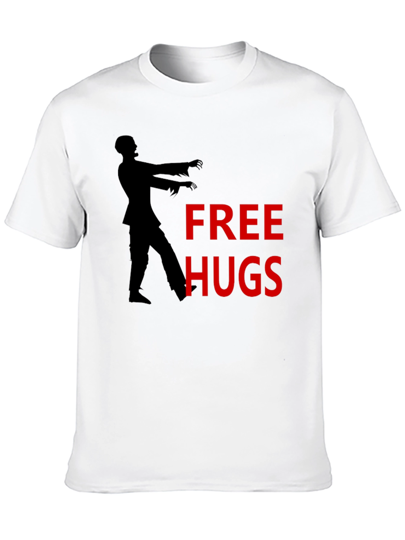 Free Hugs Zombie Graphic T-Shirt