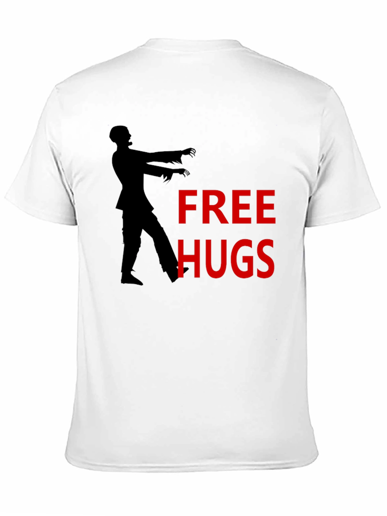 Free Hugs Zombie Graphic T-Shirt