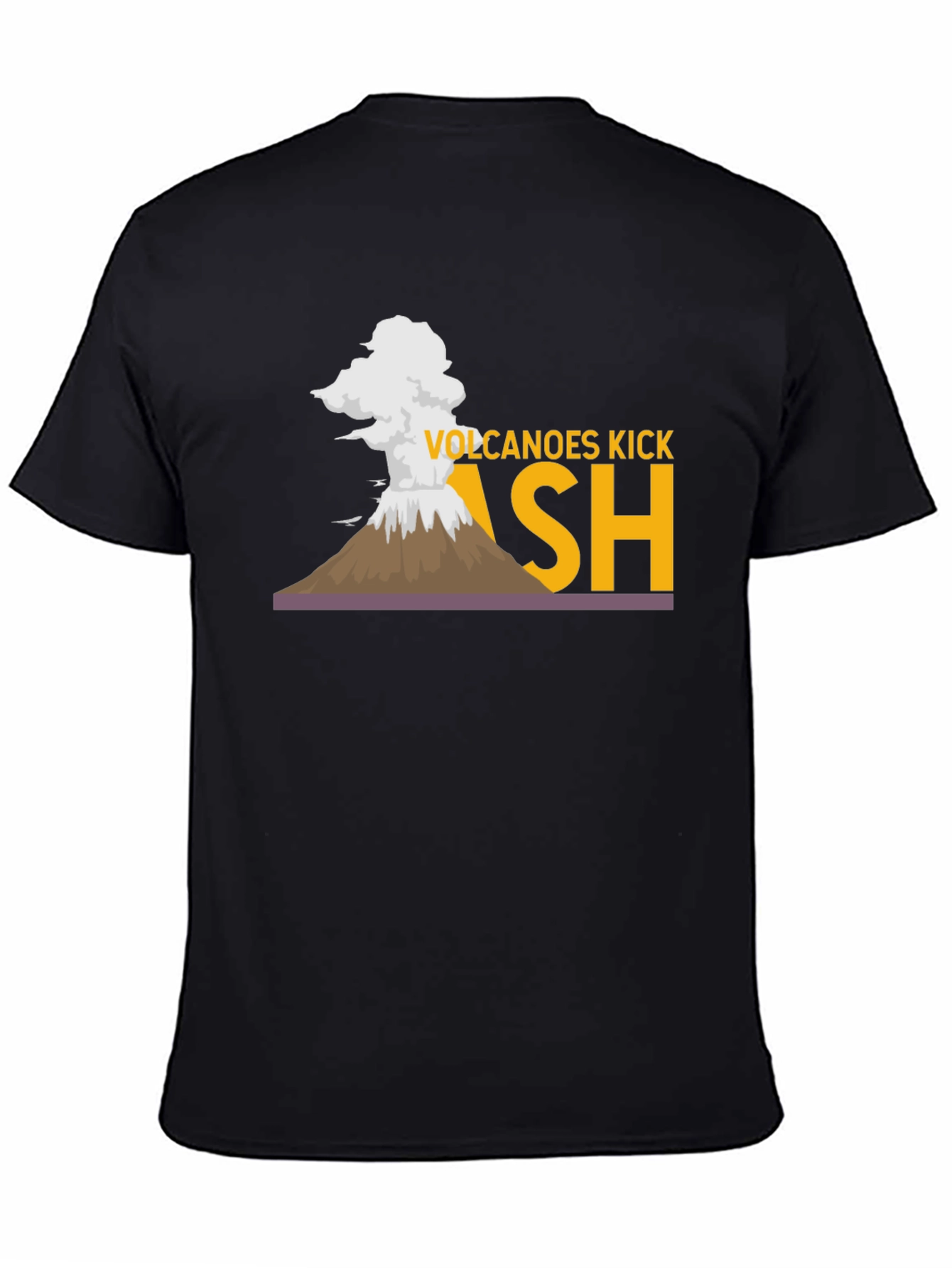 Volcanoes Kick Ash T-Shirt - Cool Graphic Tee