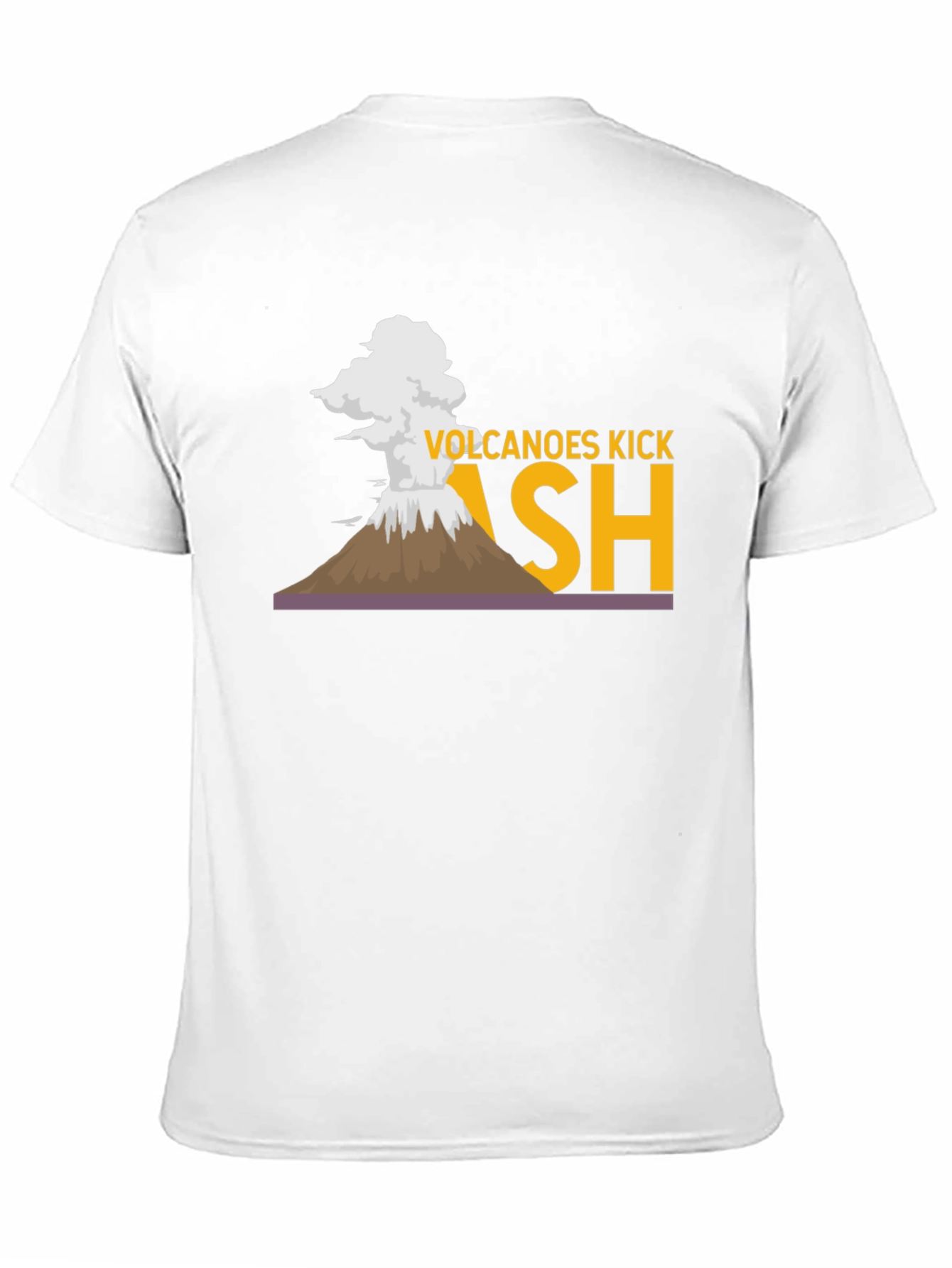 Volcanoes Kick Ash T-Shirt - Cool Graphic Tee