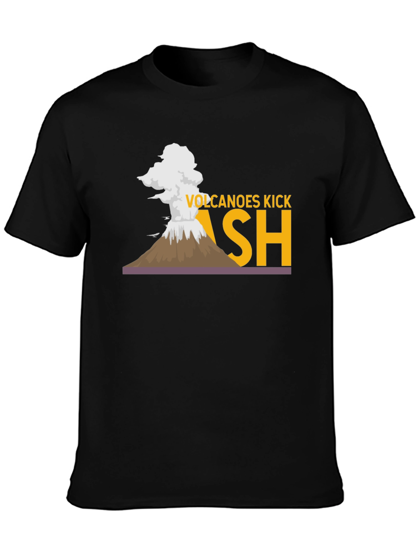 Volcanoes Kick Ash T-Shirt - Cool Graphic Tee