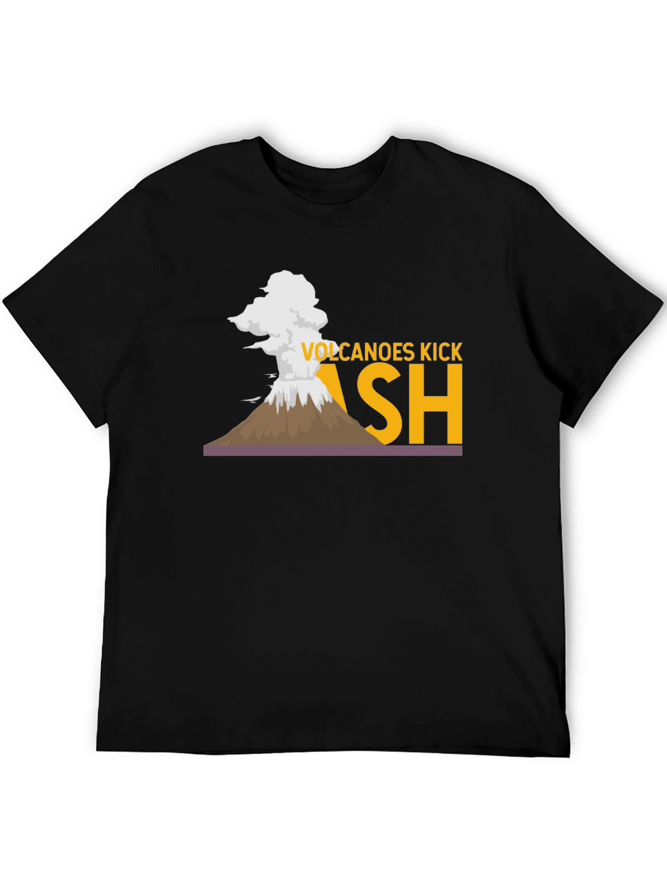 Volcanoes Kick Ash T-Shirt - Cool Graphic Tee