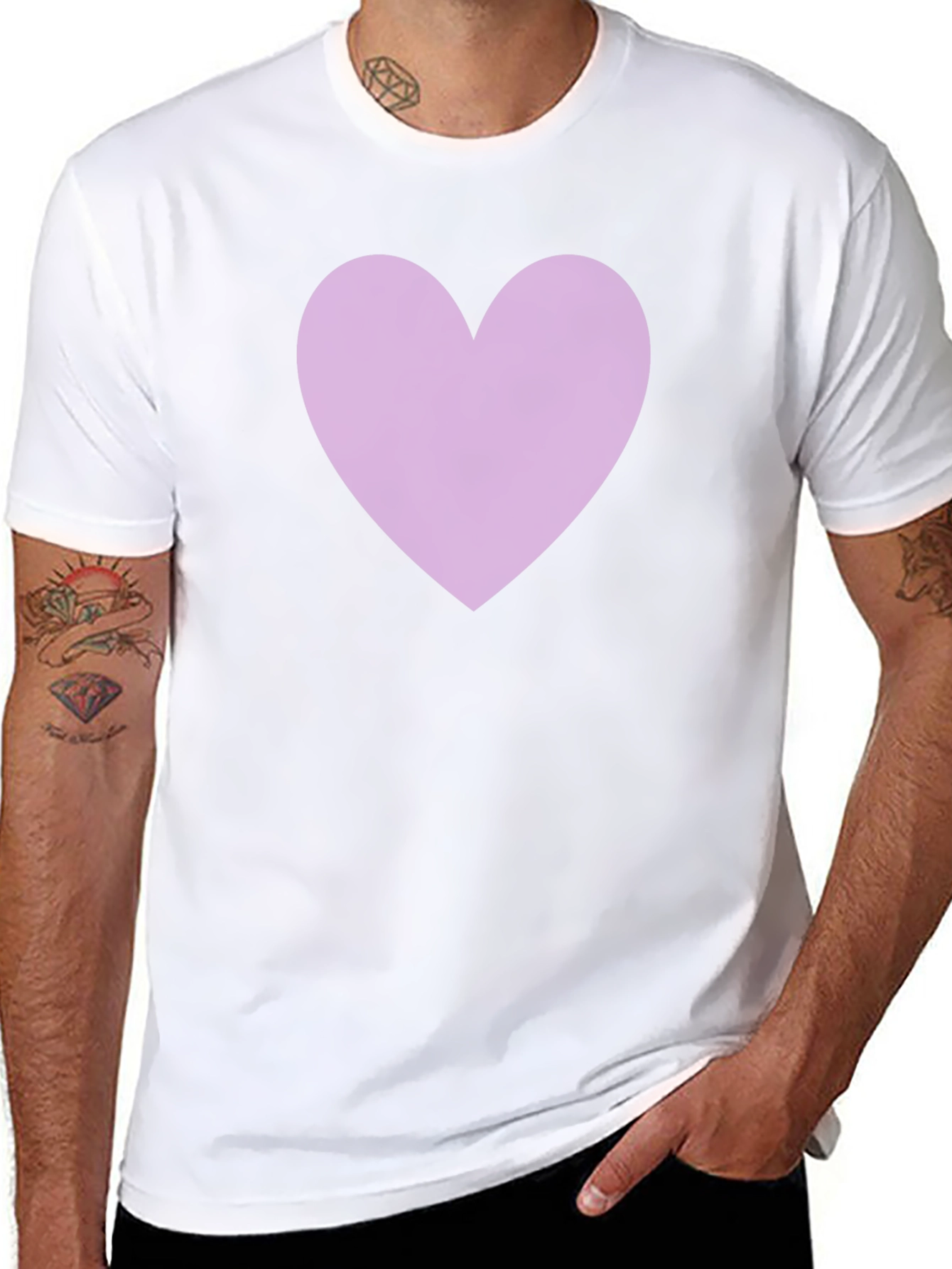 Heart Graphic Tee - Stylish Comfort