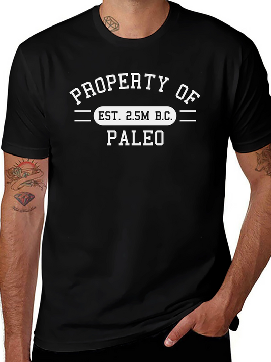 Paleo 2.5M B.C. Black T-Shirt
