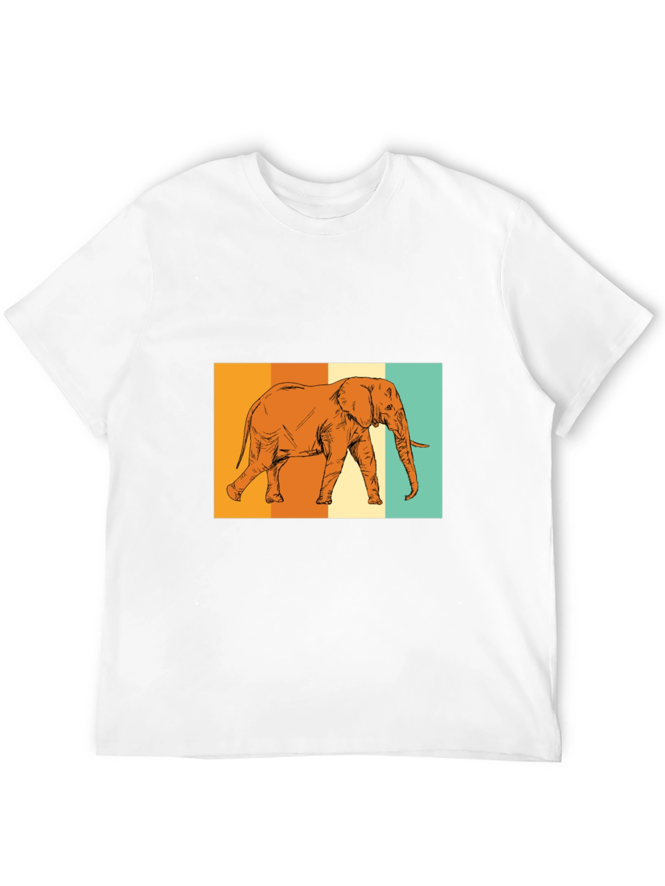 Elephant Graphic Tee - Stylish Black T-Shirt