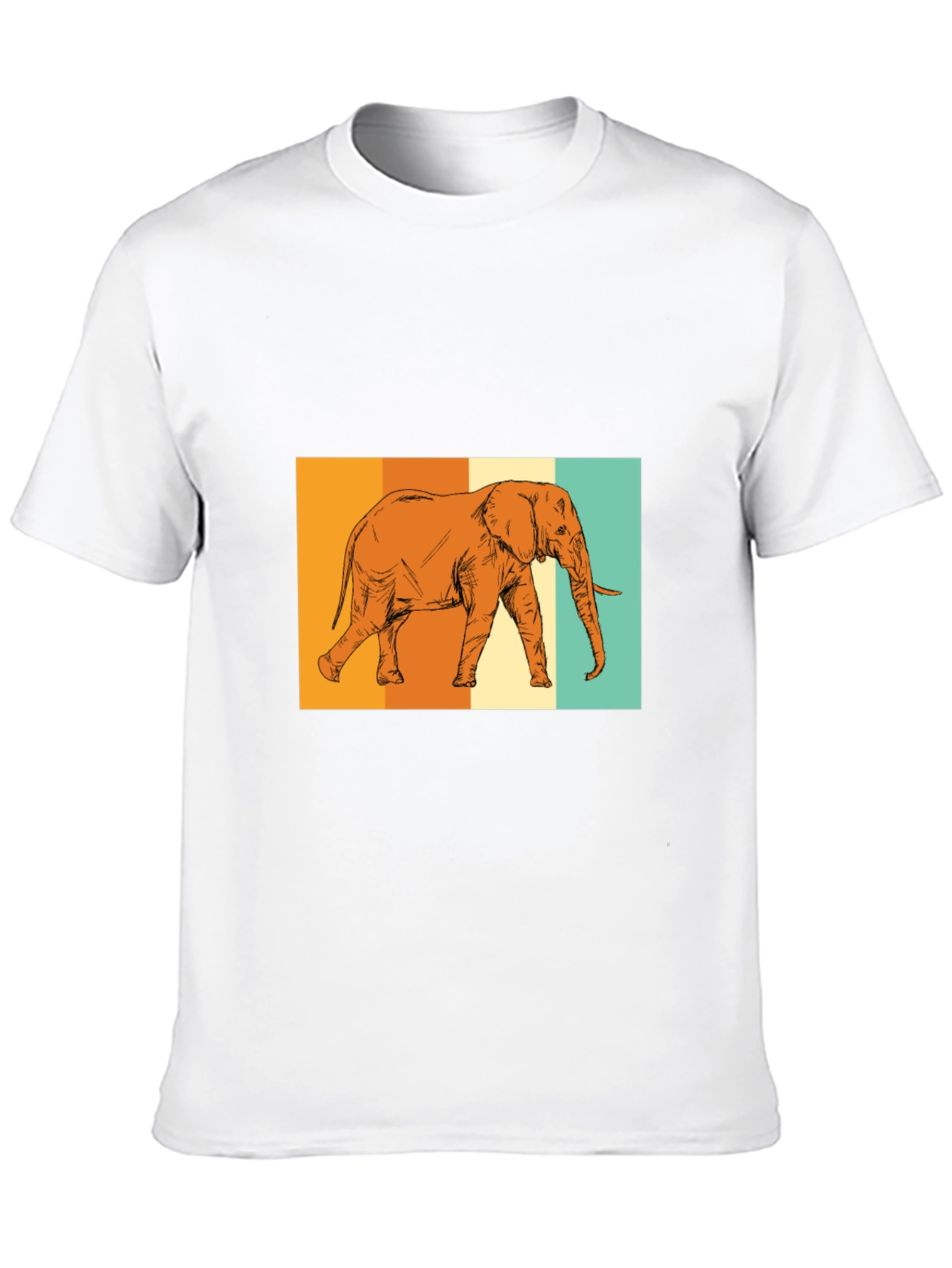 Elephant Graphic Tee - Stylish Black T-Shirt