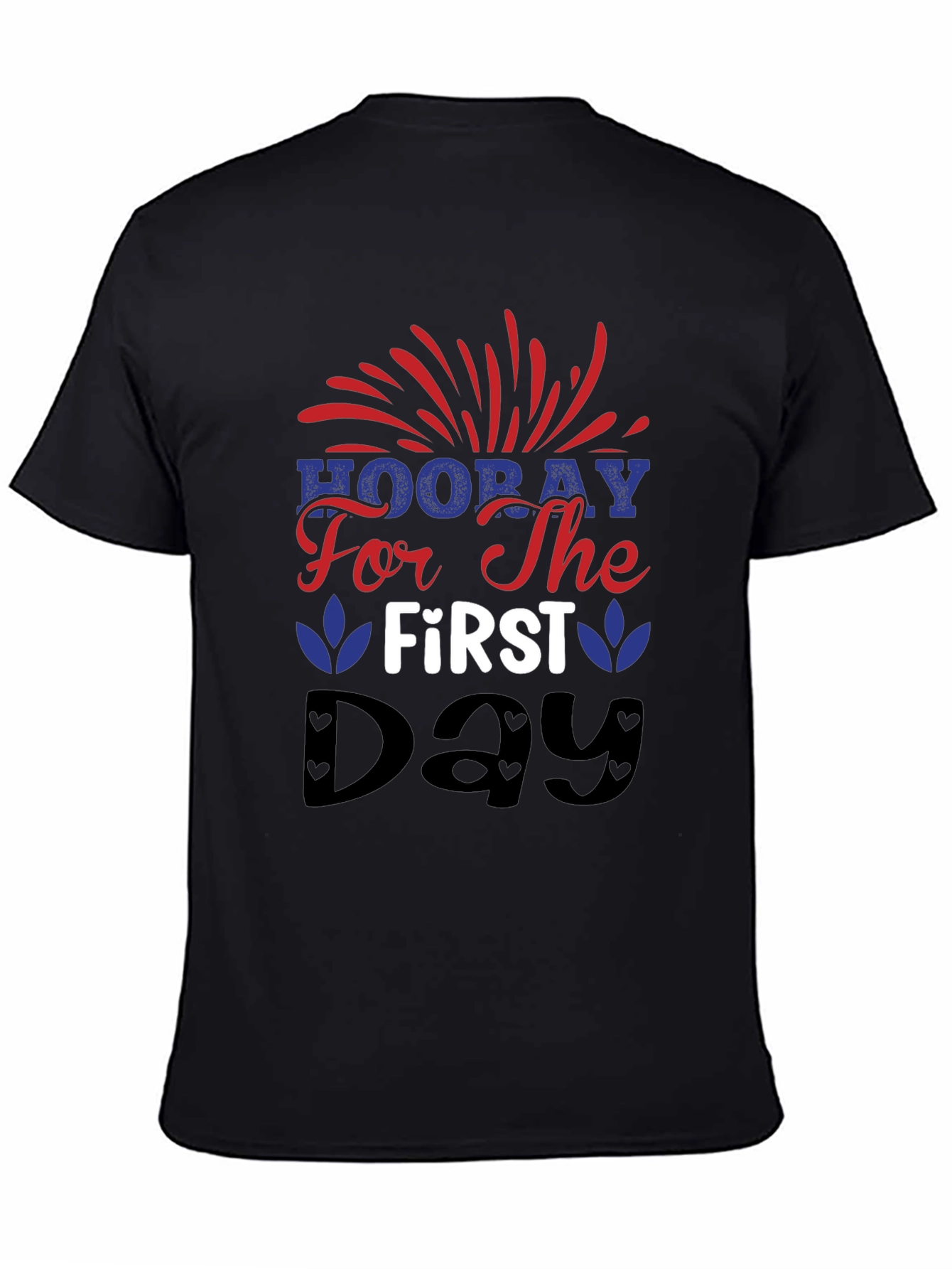 Patriotic Hooray First Day Graphic Tee