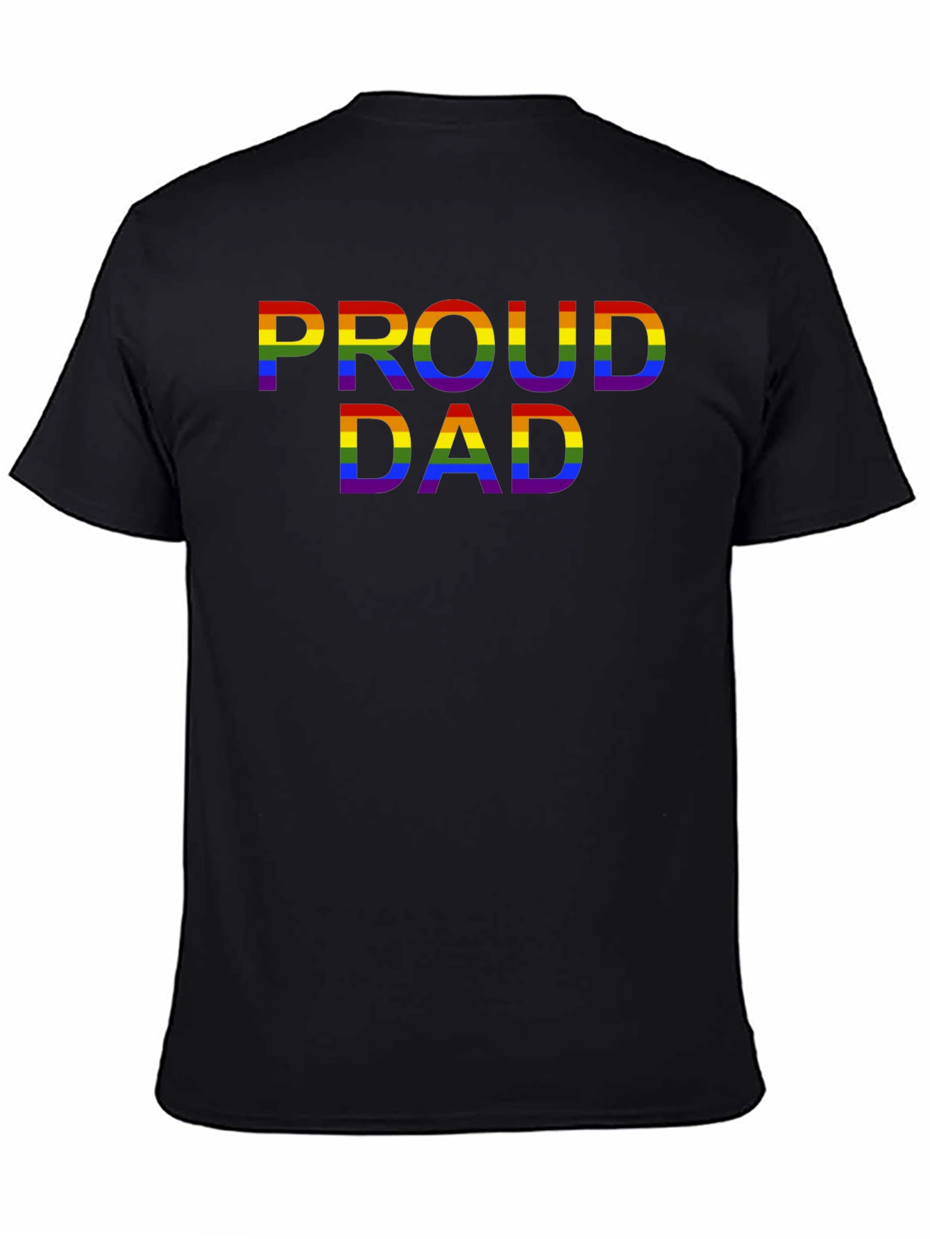 Proud Dad LGBTQ Rainbow Pride T-Shirt