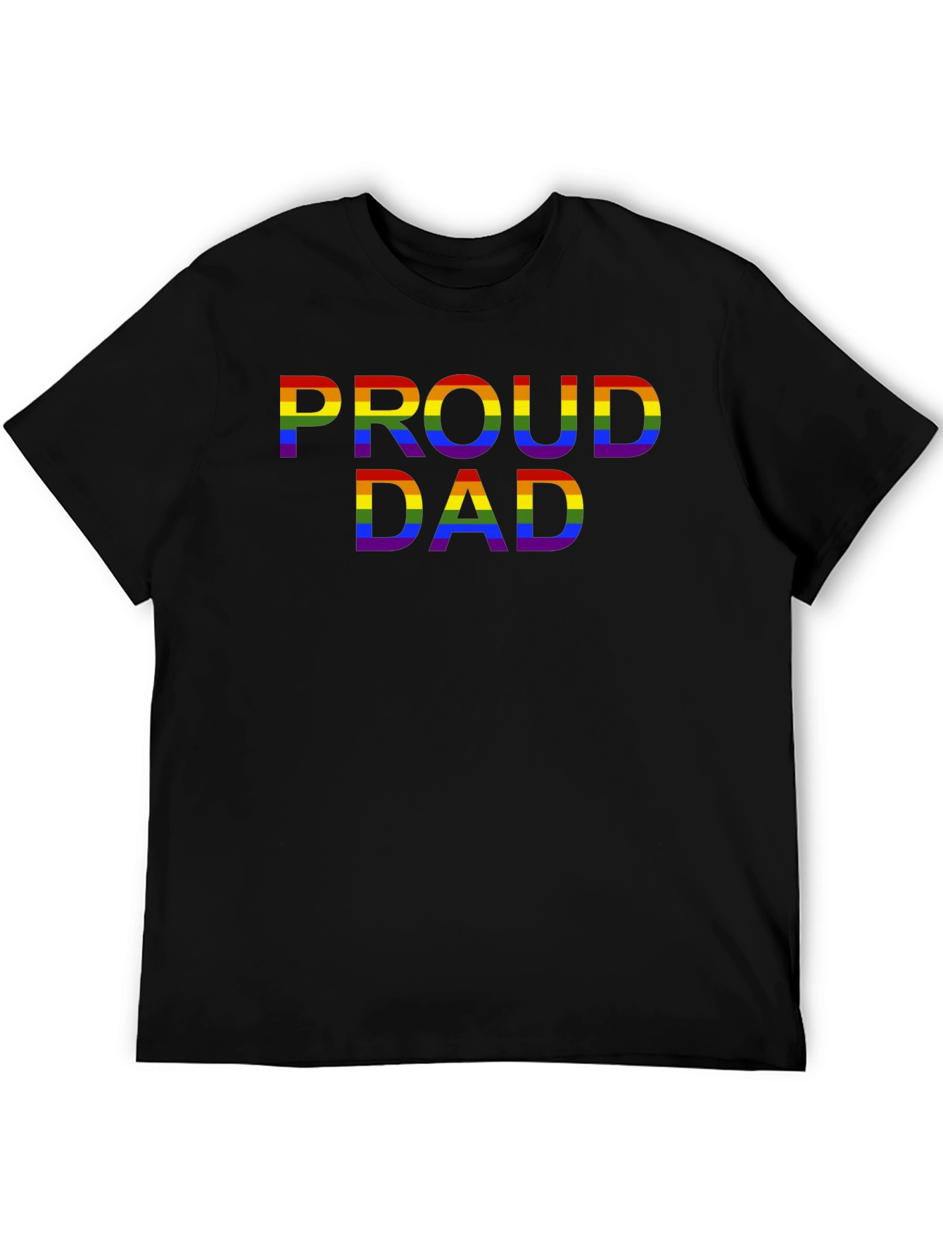 Proud Dad LGBTQ Rainbow Pride T-Shirt