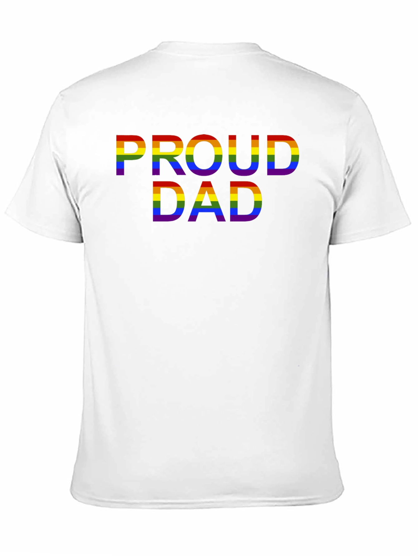 Proud Dad LGBTQ Rainbow Pride T-Shirt