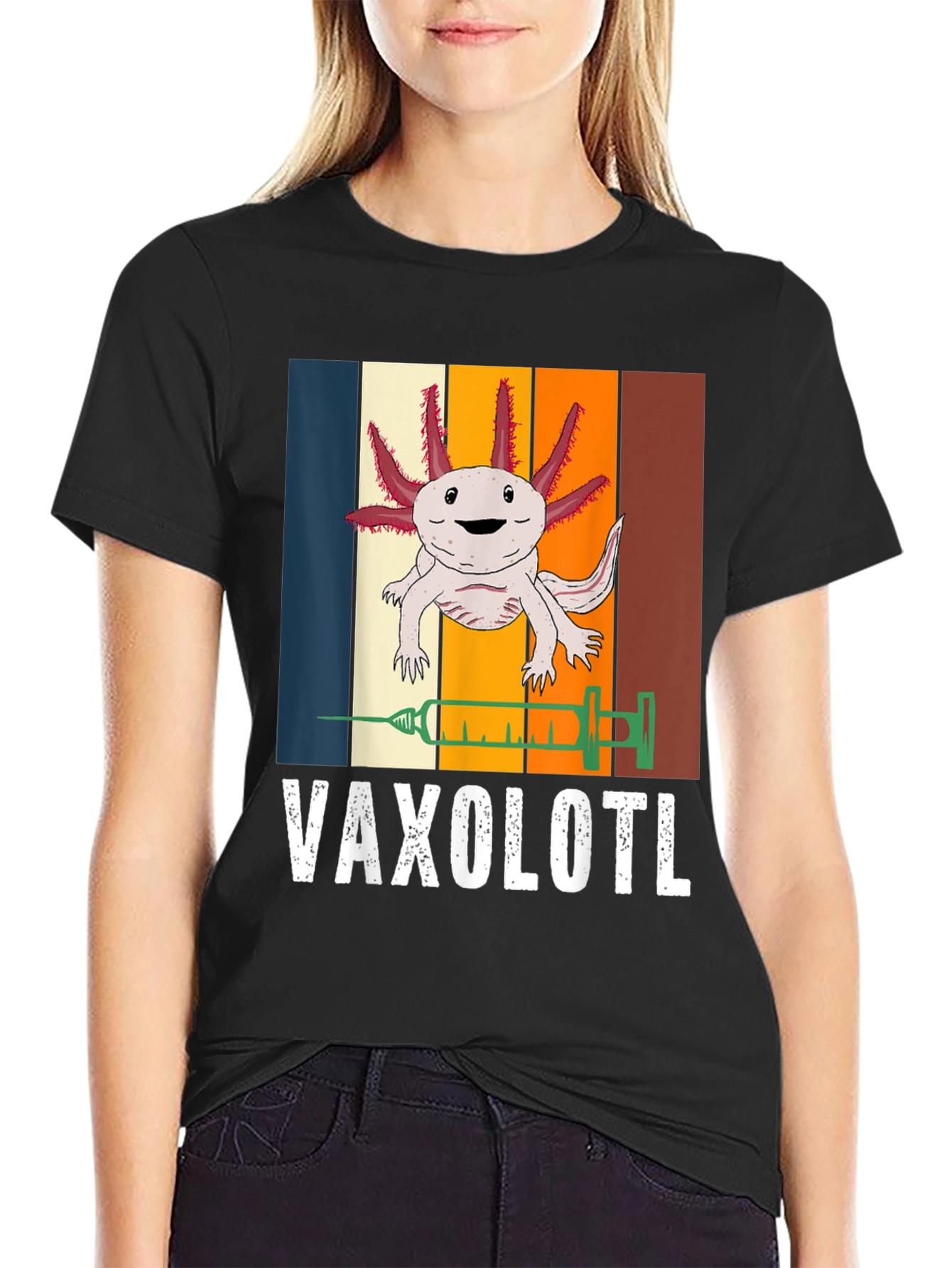Vaxolotl T-Shirt - Funny Axolotl Vaccine Tee