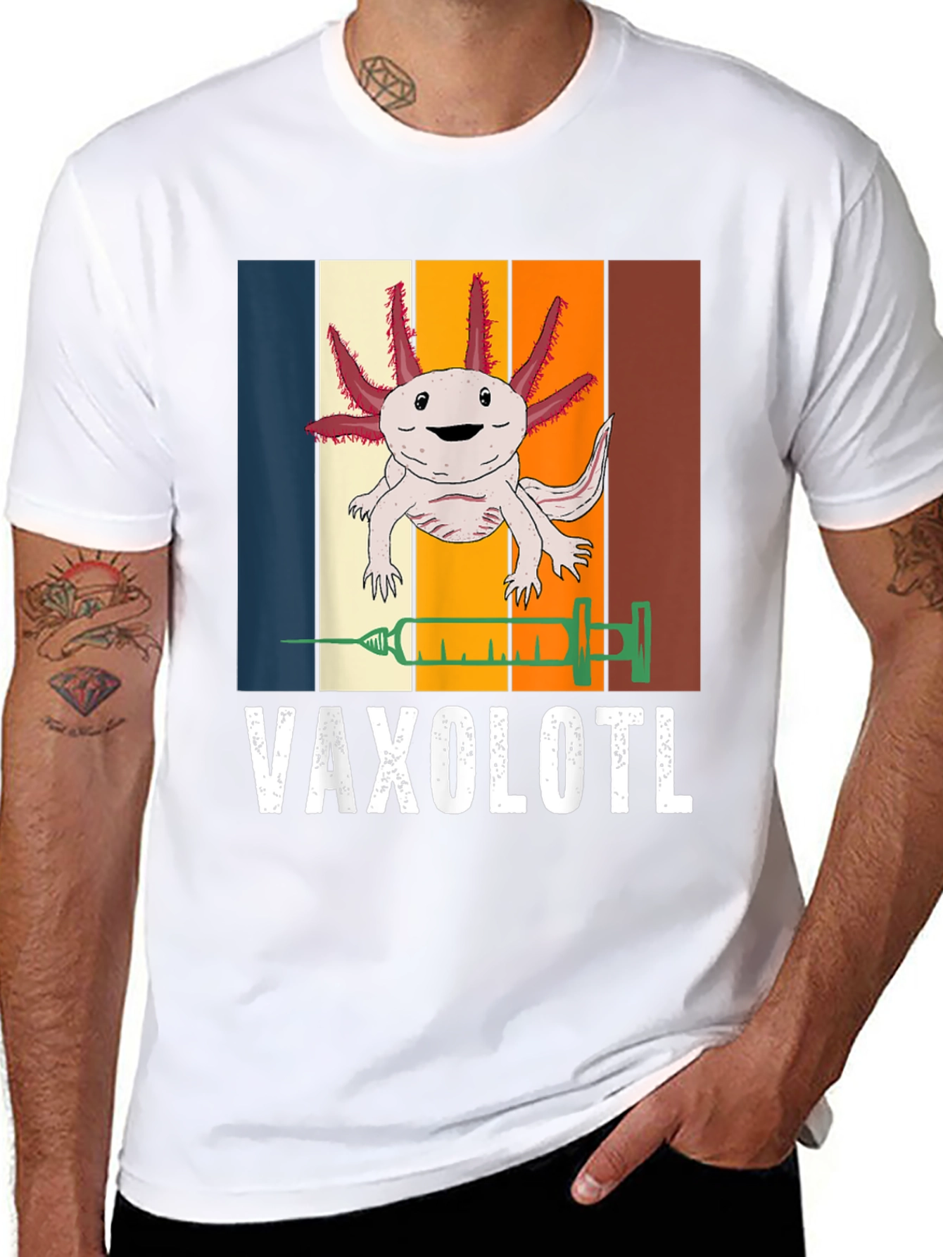 Vaxolotl T-Shirt - Funny Axolotl Vaccine Tee