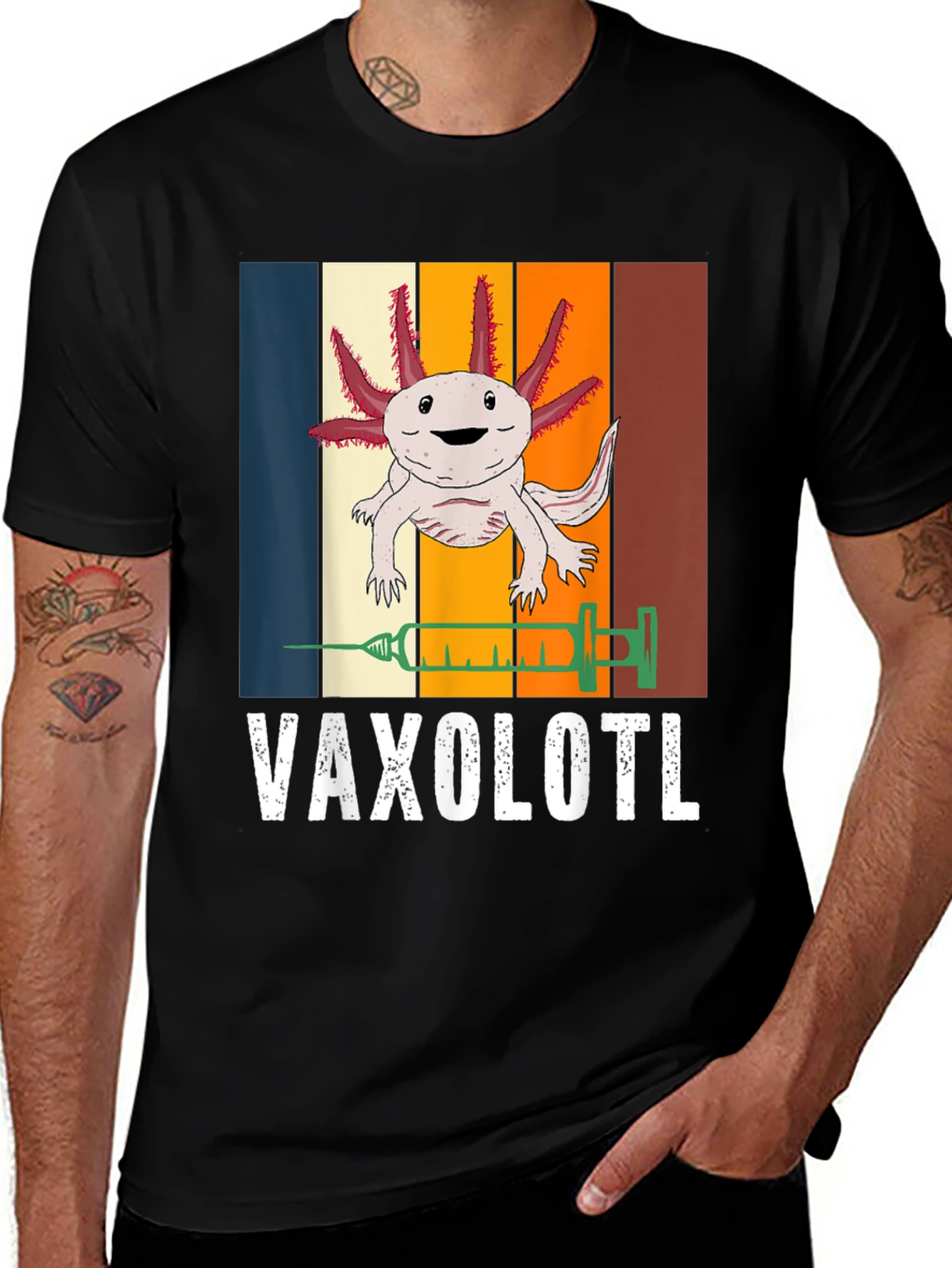Vaxolotl T-Shirt - Funny Axolotl Vaccine Tee