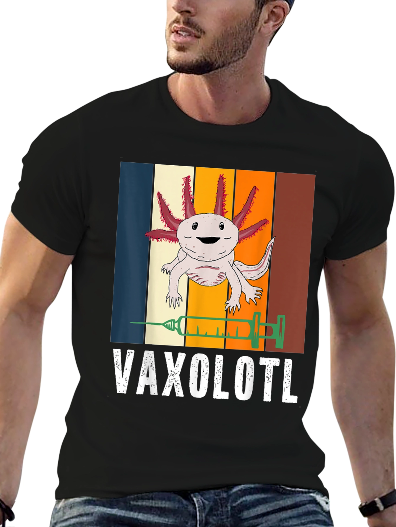 Vaxolotl T-Shirt - Funny Axolotl Vaccine Tee