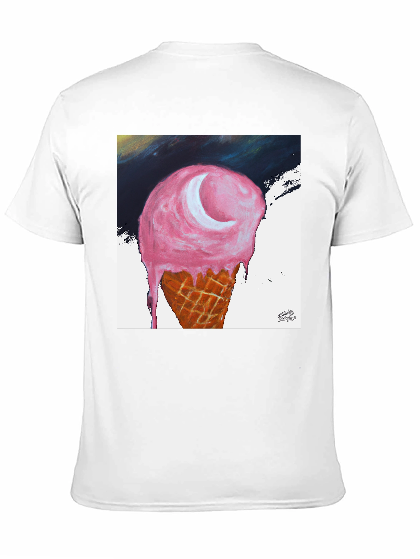 Ice Cream Moon Graphic Tee - Unisex