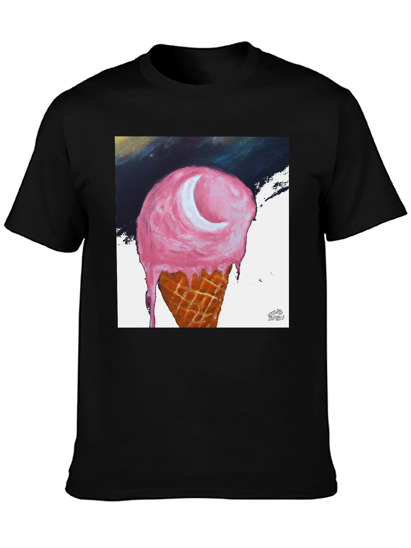 Ice Cream Moon Graphic Tee - Unisex