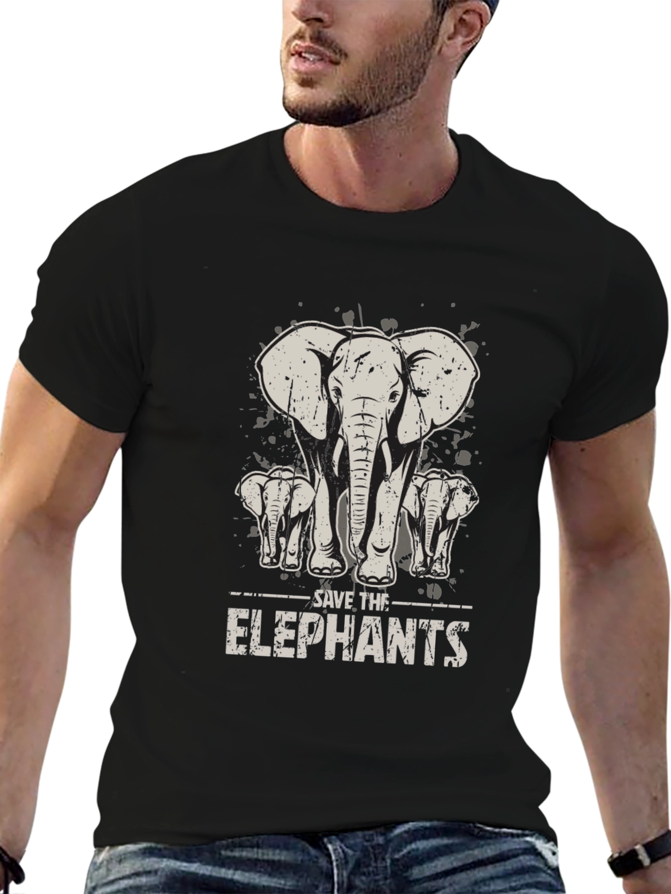 Save The Elephants Graphic Tee