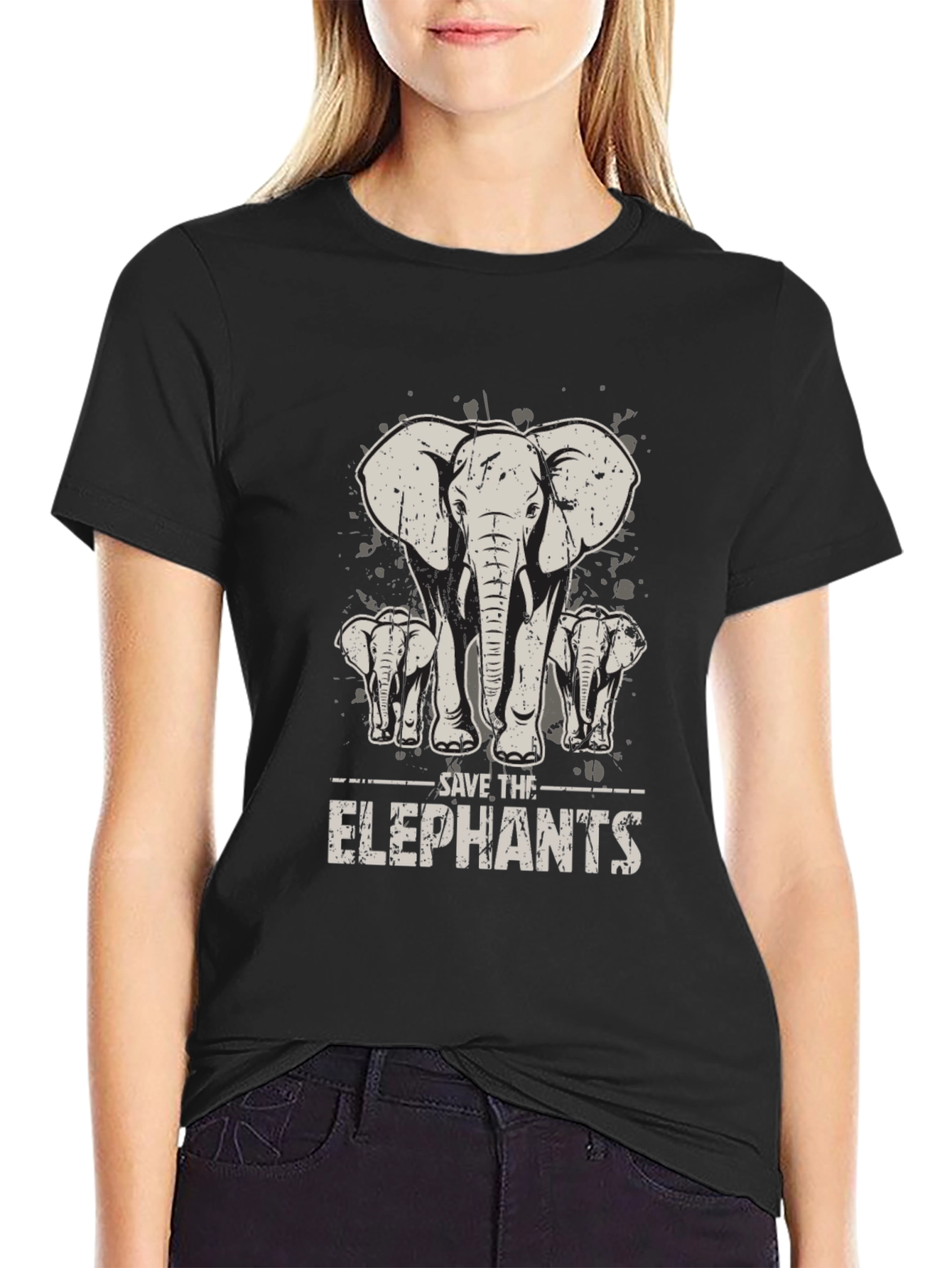 Save The Elephants Graphic Tee