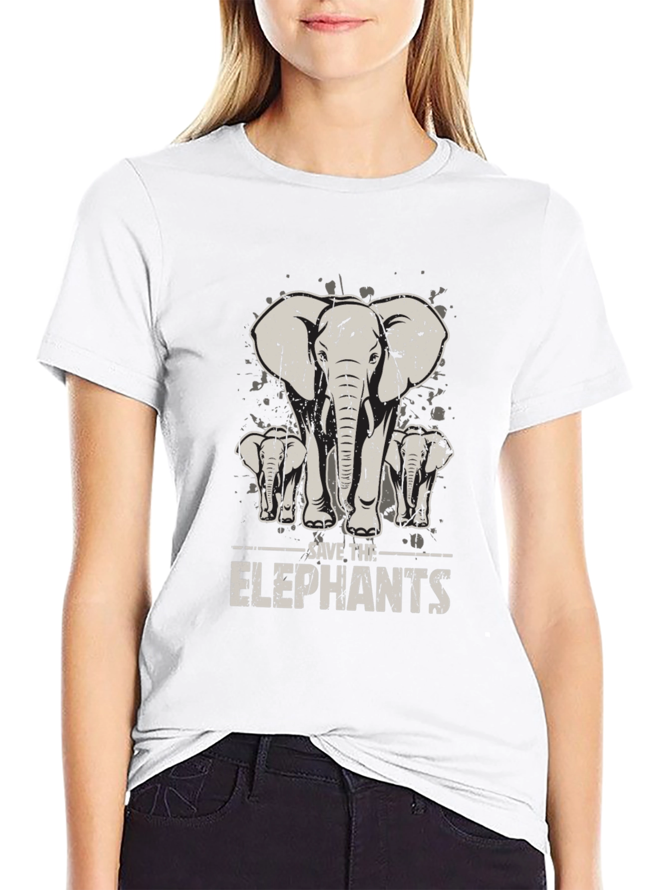 Save The Elephants Graphic Tee