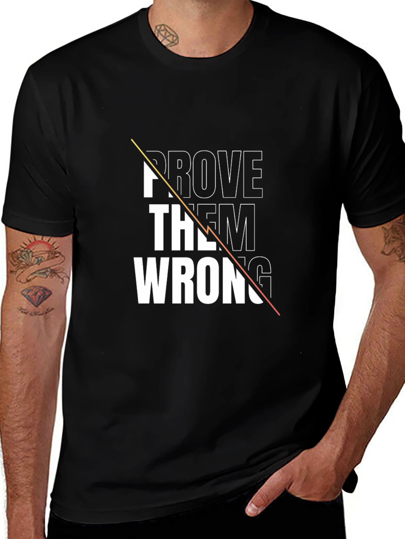 Prove Them Wrong Graphic Tee - Black