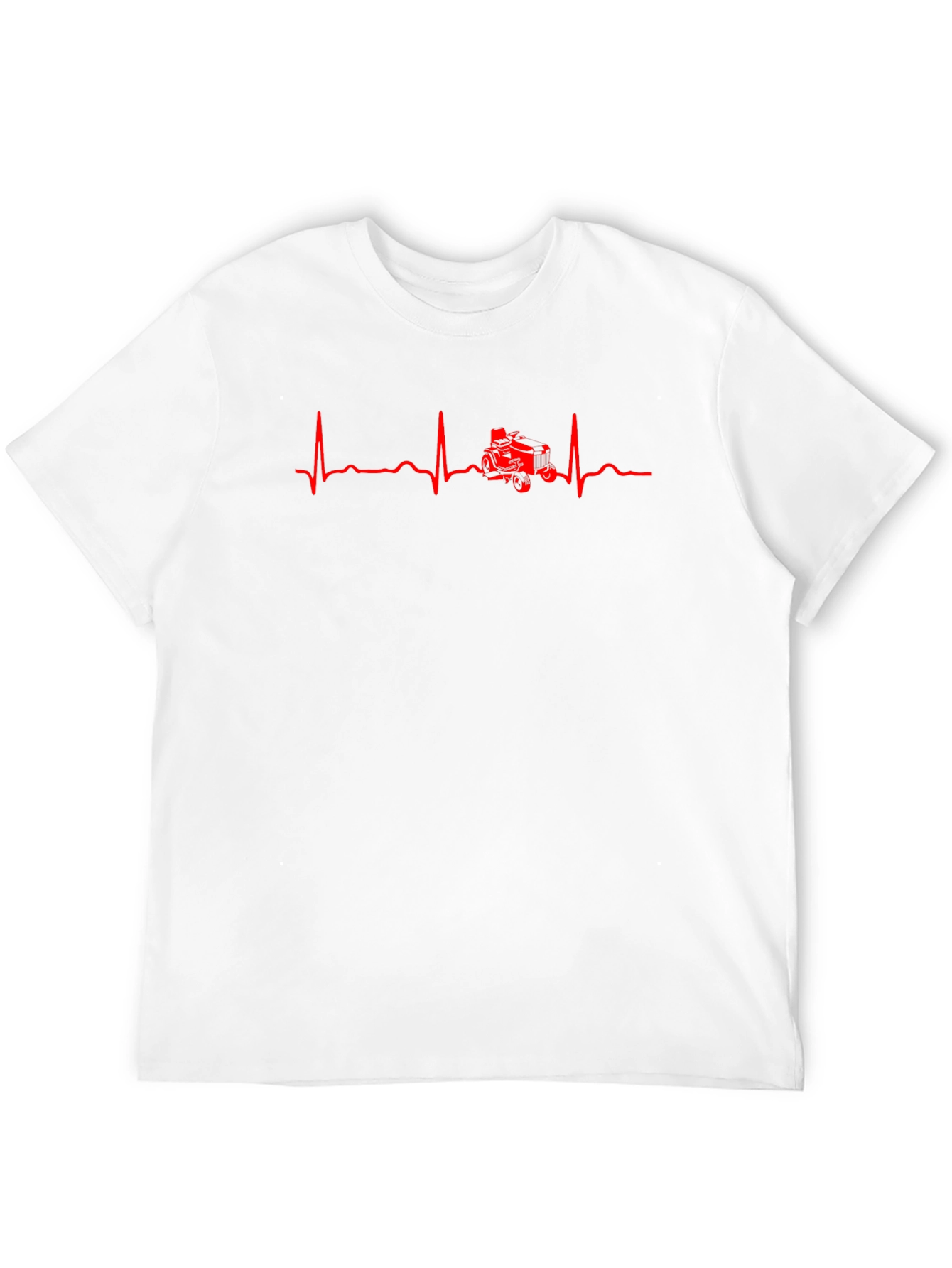 Heartbeat Tractor Graphic Tee - Black