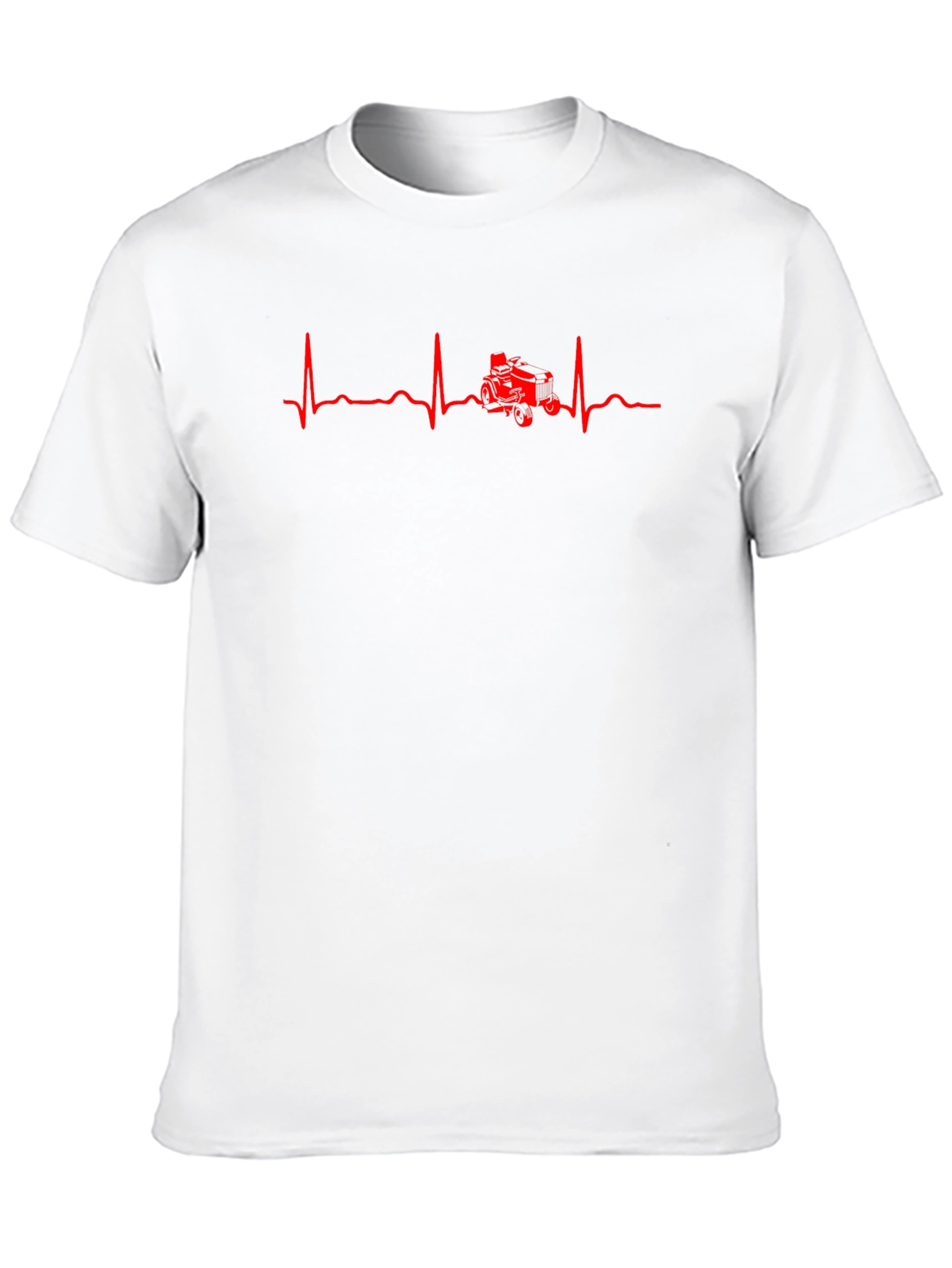 Heartbeat Tractor Graphic Tee - Black
