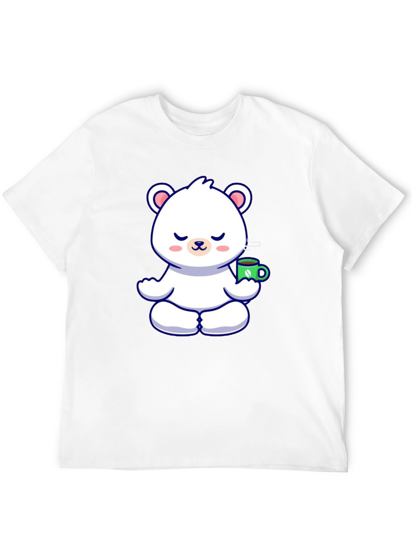 Meditating Bear Coffee T-Shirt