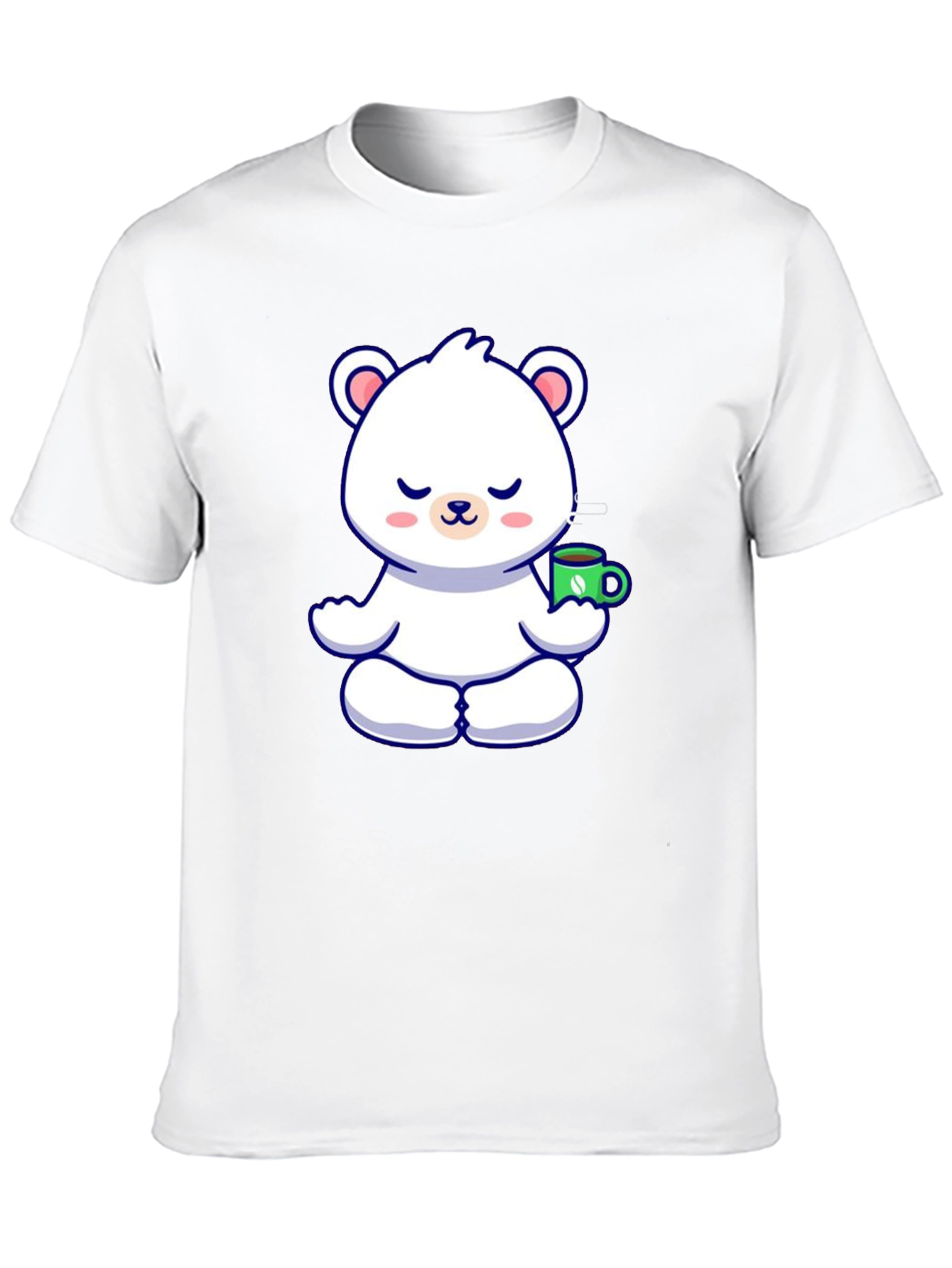 Meditating Bear Coffee T-Shirt