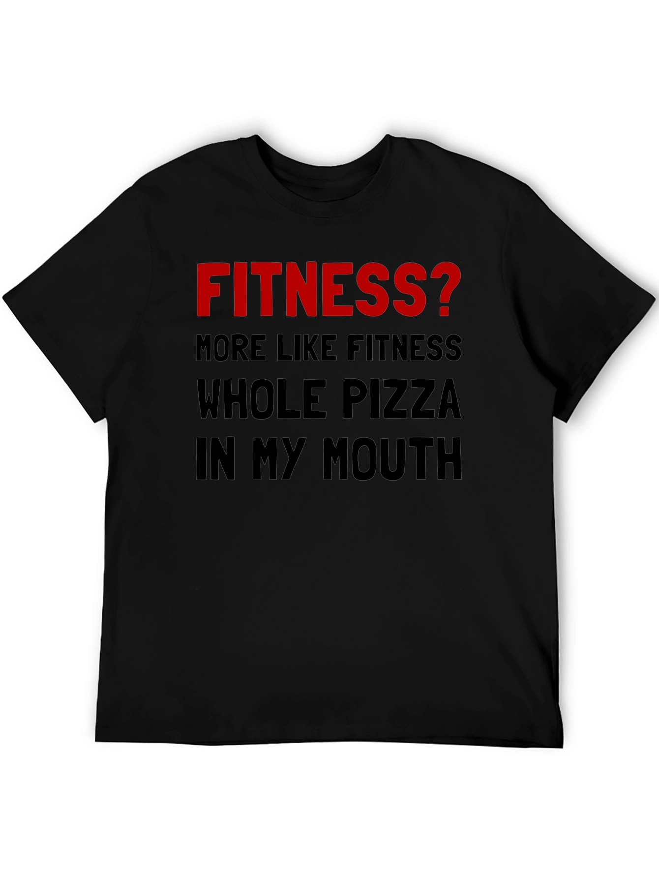 Funny Fitness Pizza T-Shirt