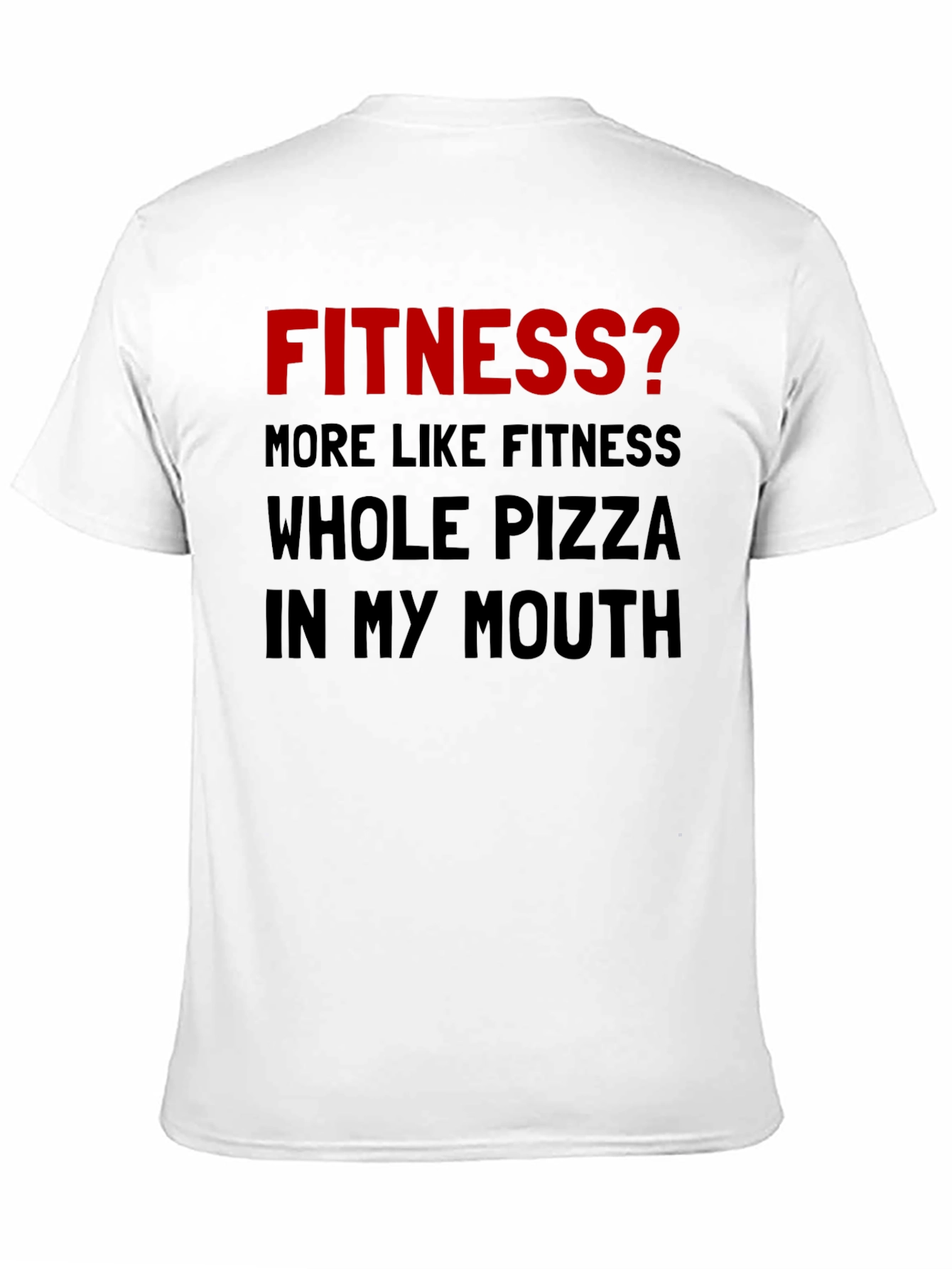 Funny Fitness Pizza T-Shirt