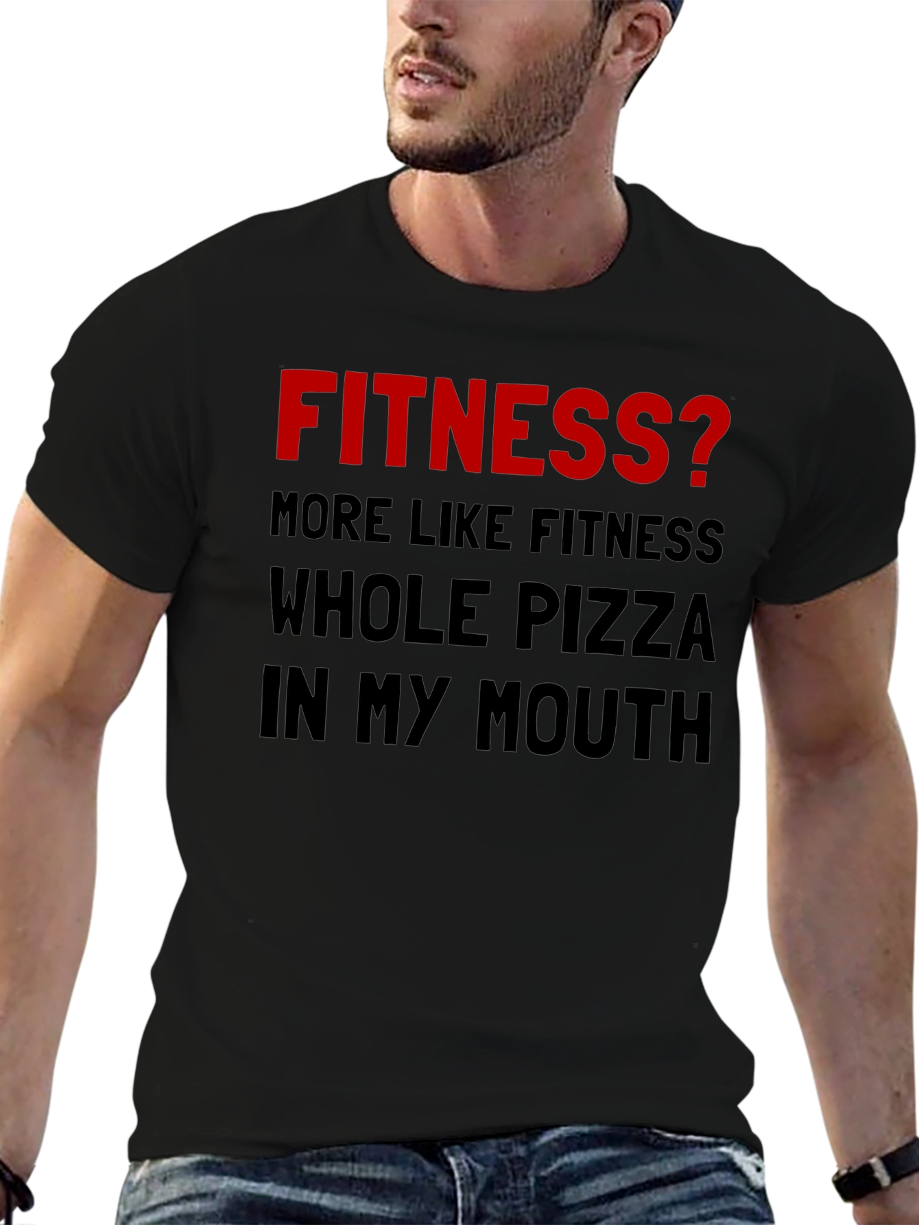 Funny Fitness Pizza T-Shirt