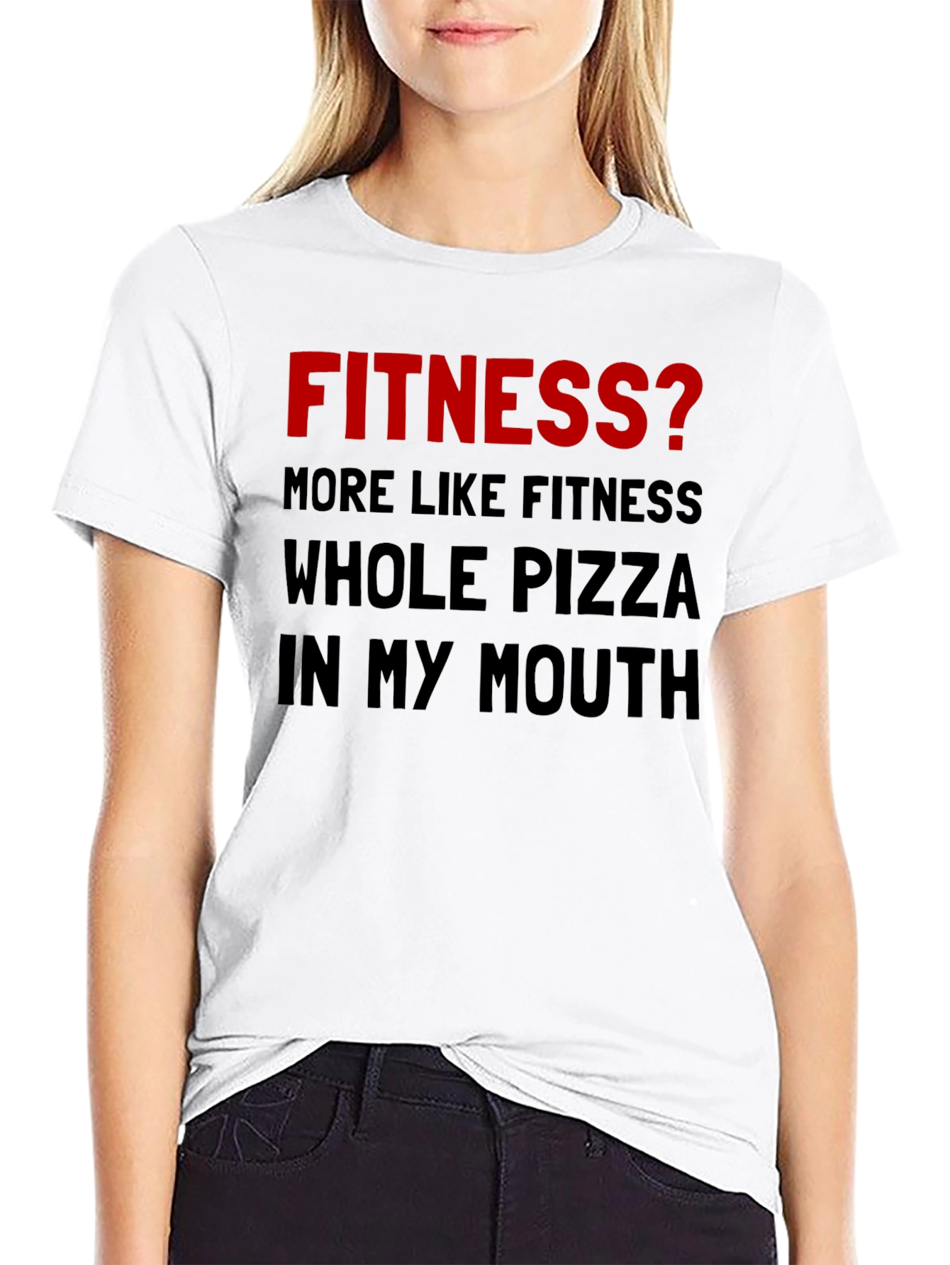 Funny Fitness Pizza T-Shirt