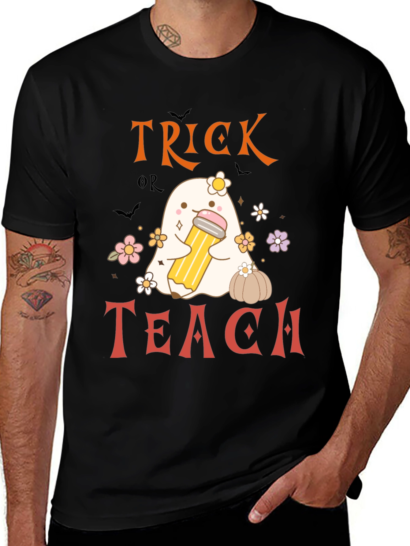 Trick or Teach Halloween T-Shirt