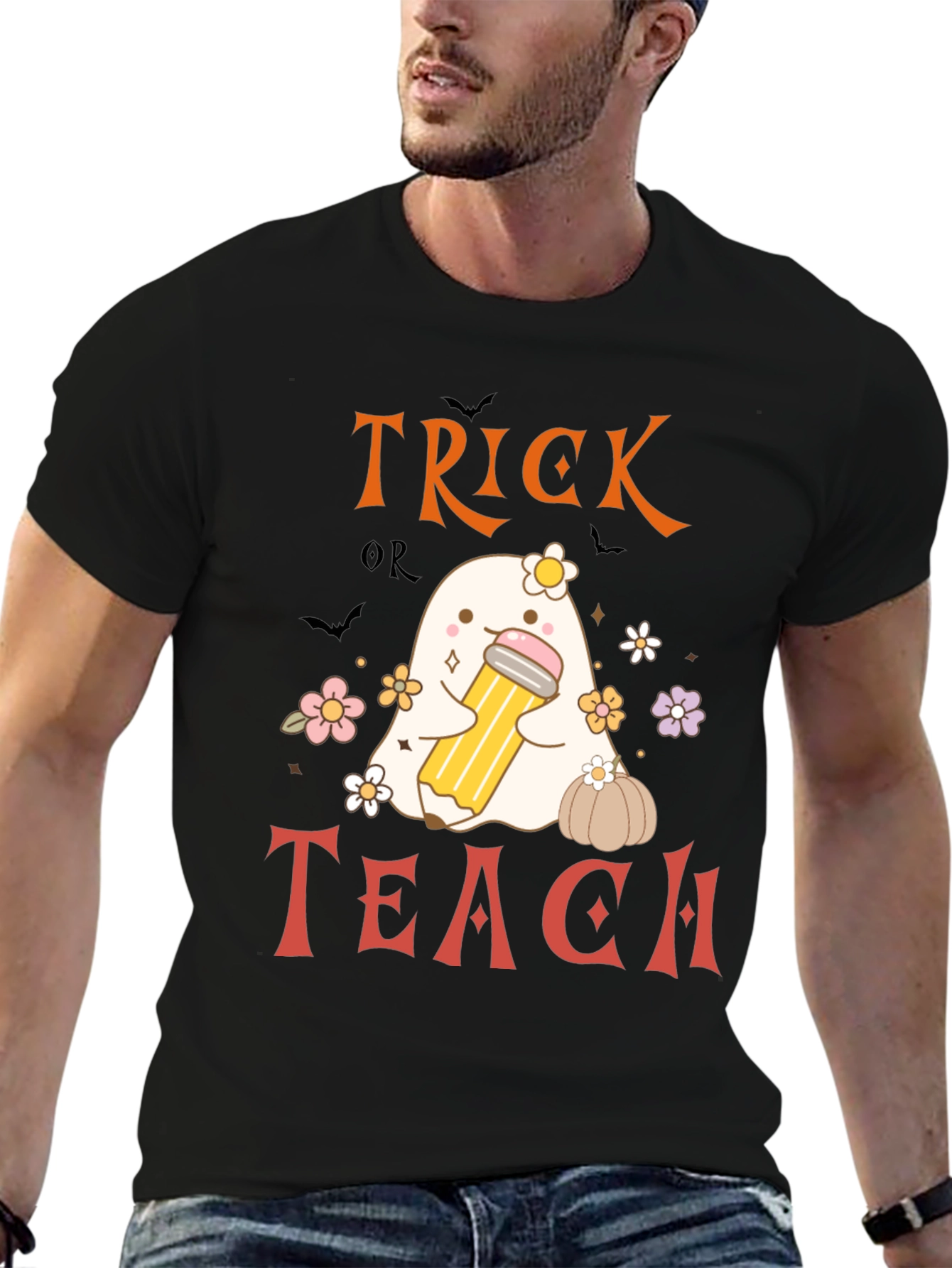 Trick or Teach Halloween T-Shirt