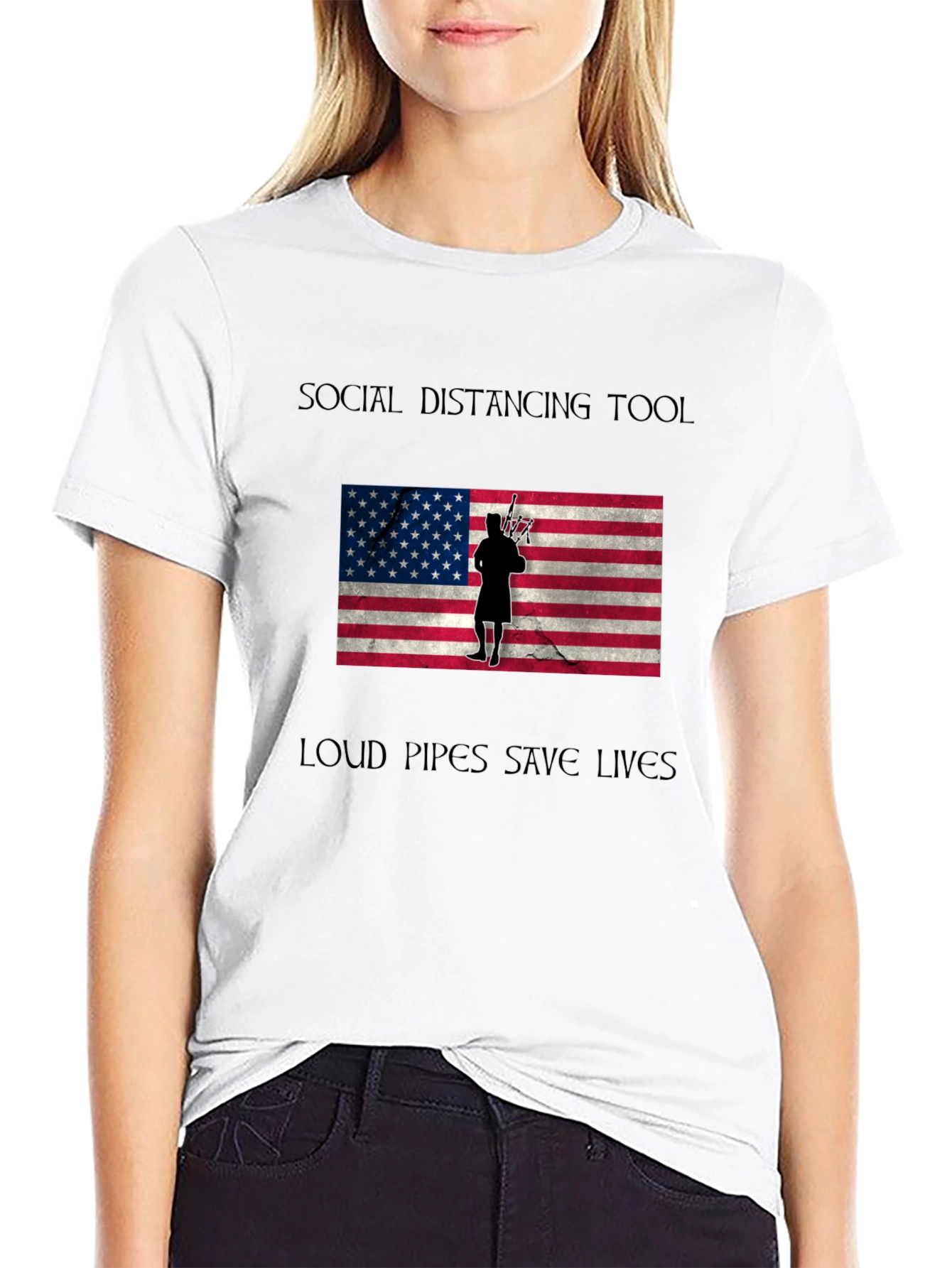 Social Distancing Loud Pipes T-Shirt