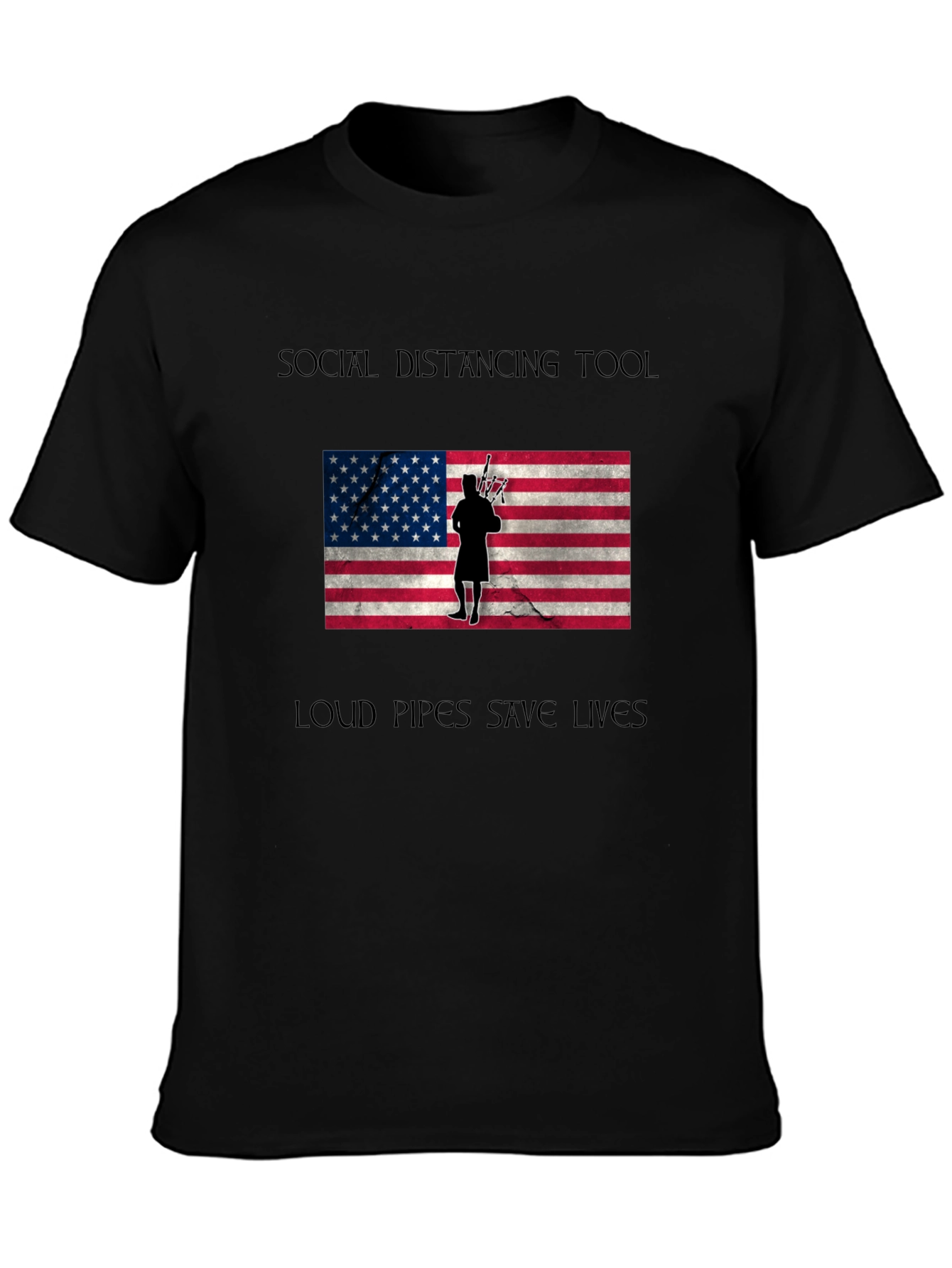 Social Distancing Loud Pipes T-Shirt