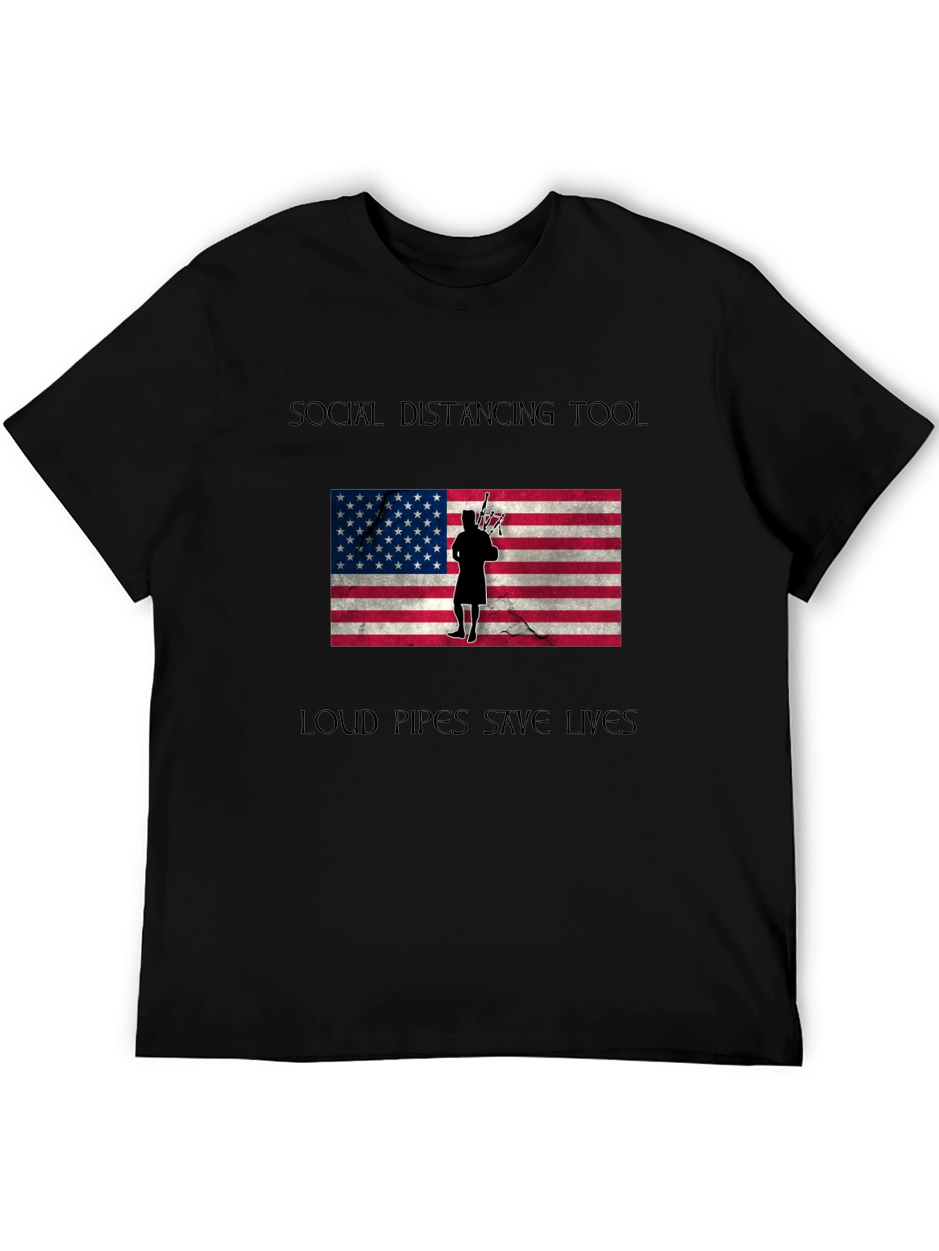 Social Distancing Loud Pipes T-Shirt