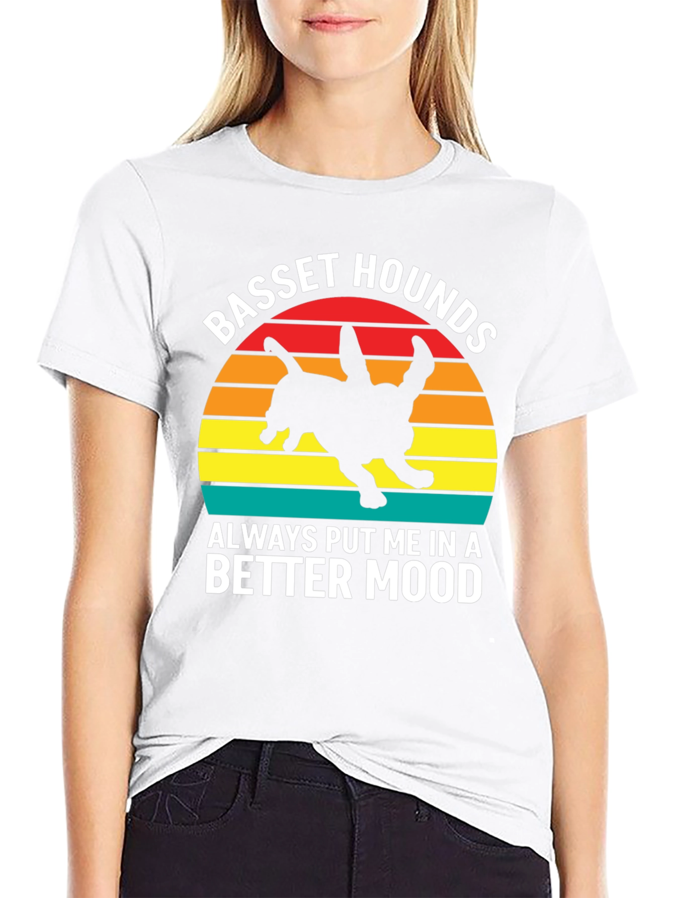 Basset Hound Mood T-Shirt - Dog Lover Tee