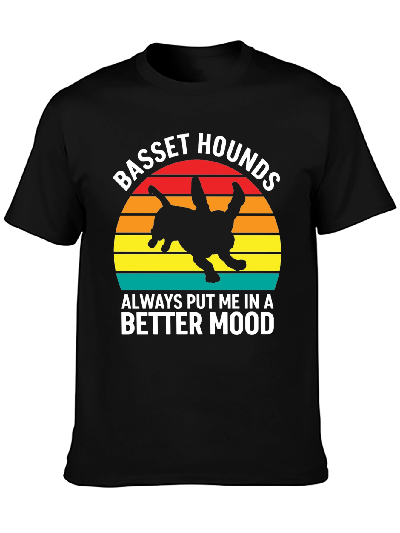 Basset Hound Mood T-Shirt - Dog Lover Tee
