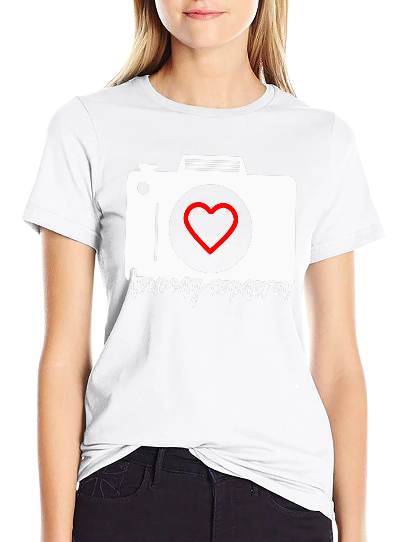 Love My Camera Graphic T-Shirt - Photographer Gift